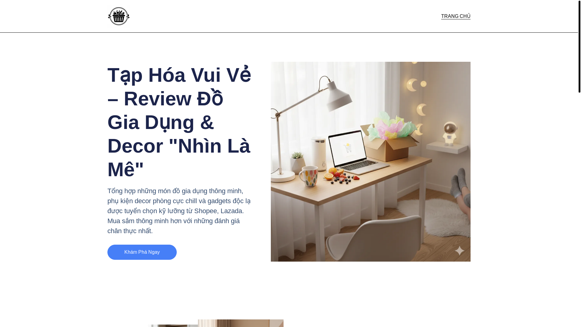 website screenshot of https://taphoavuive.com/