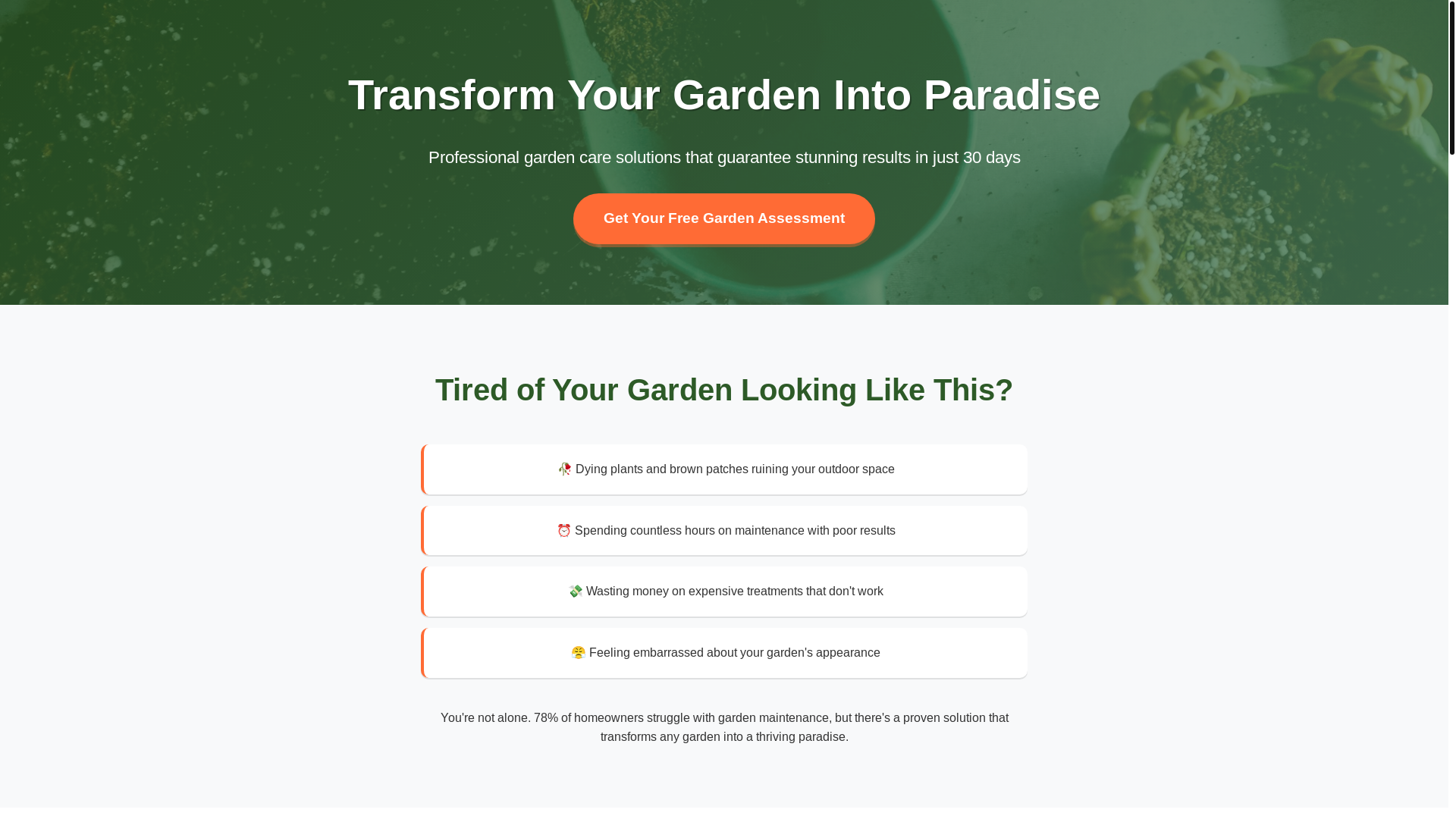 website screenshot of https://gardenoptimumcare.live/