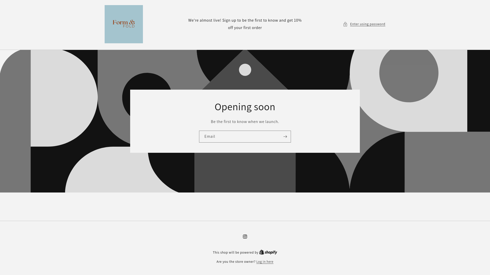 website screenshot of https://formandfoldkits.com/