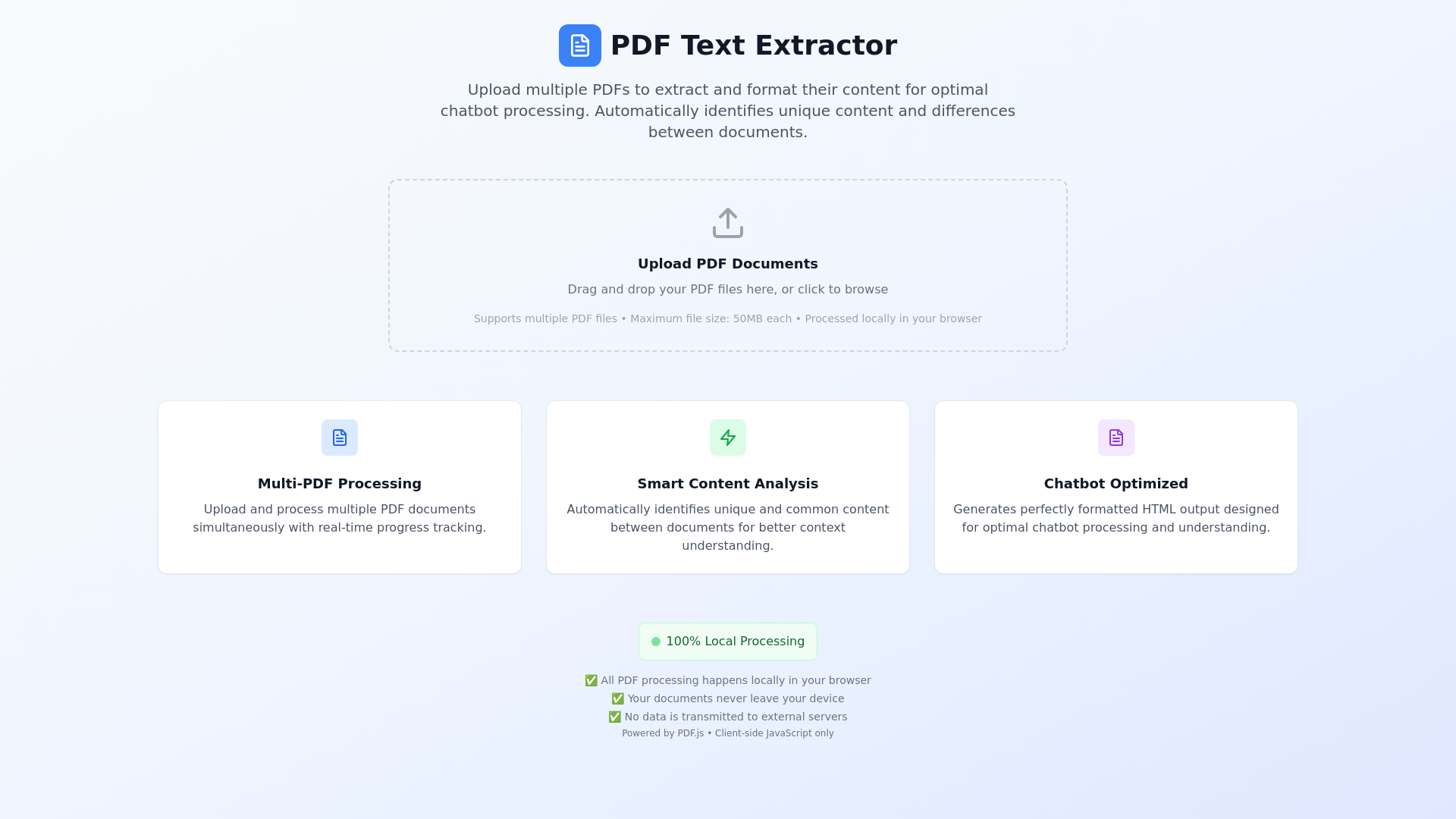 website screenshot of https://pdfchatbottool.pages.dev/