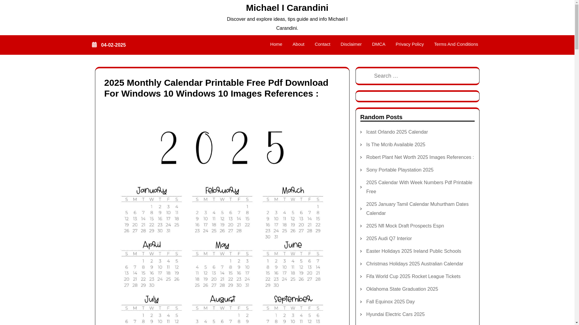 website screenshot of https://michaelicarandini.pages.dev/
