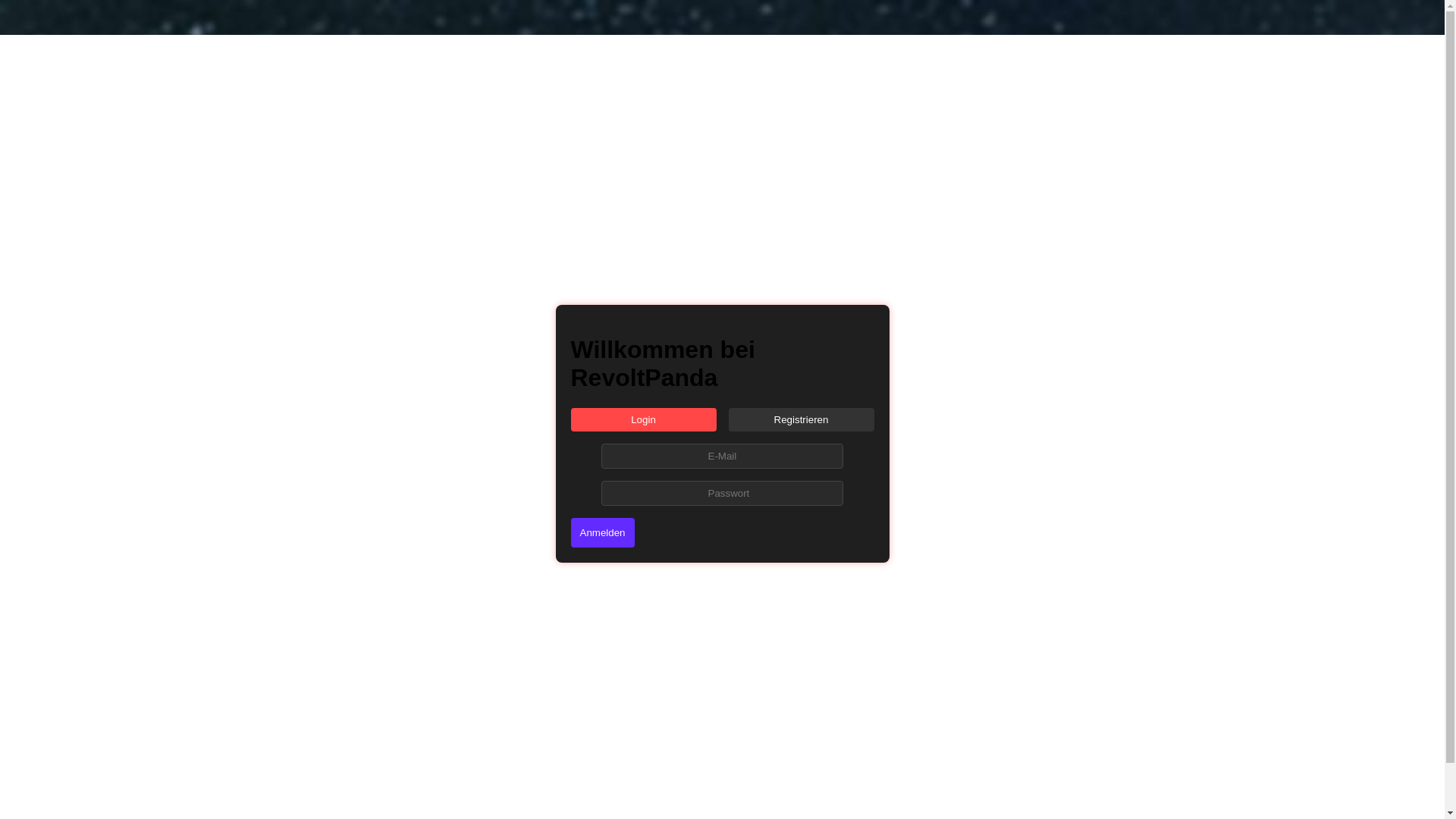 website screenshot of https://revoltpanda.de/