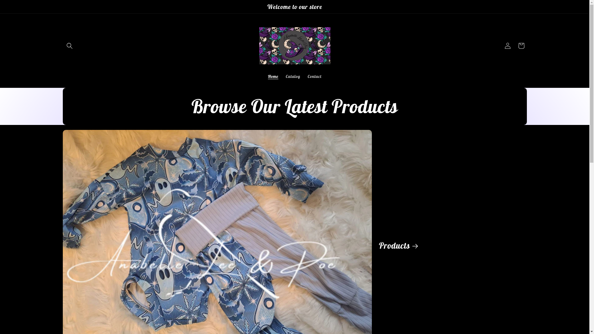 website screenshot of https://anabelleleepoe.com/
