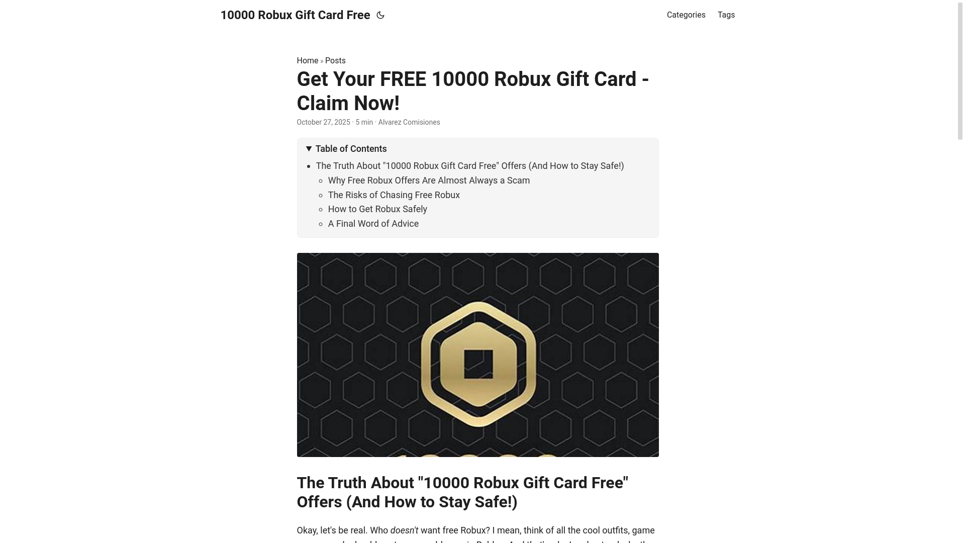website screenshot of https://10000-robux-gift-card-free.pages.dev/