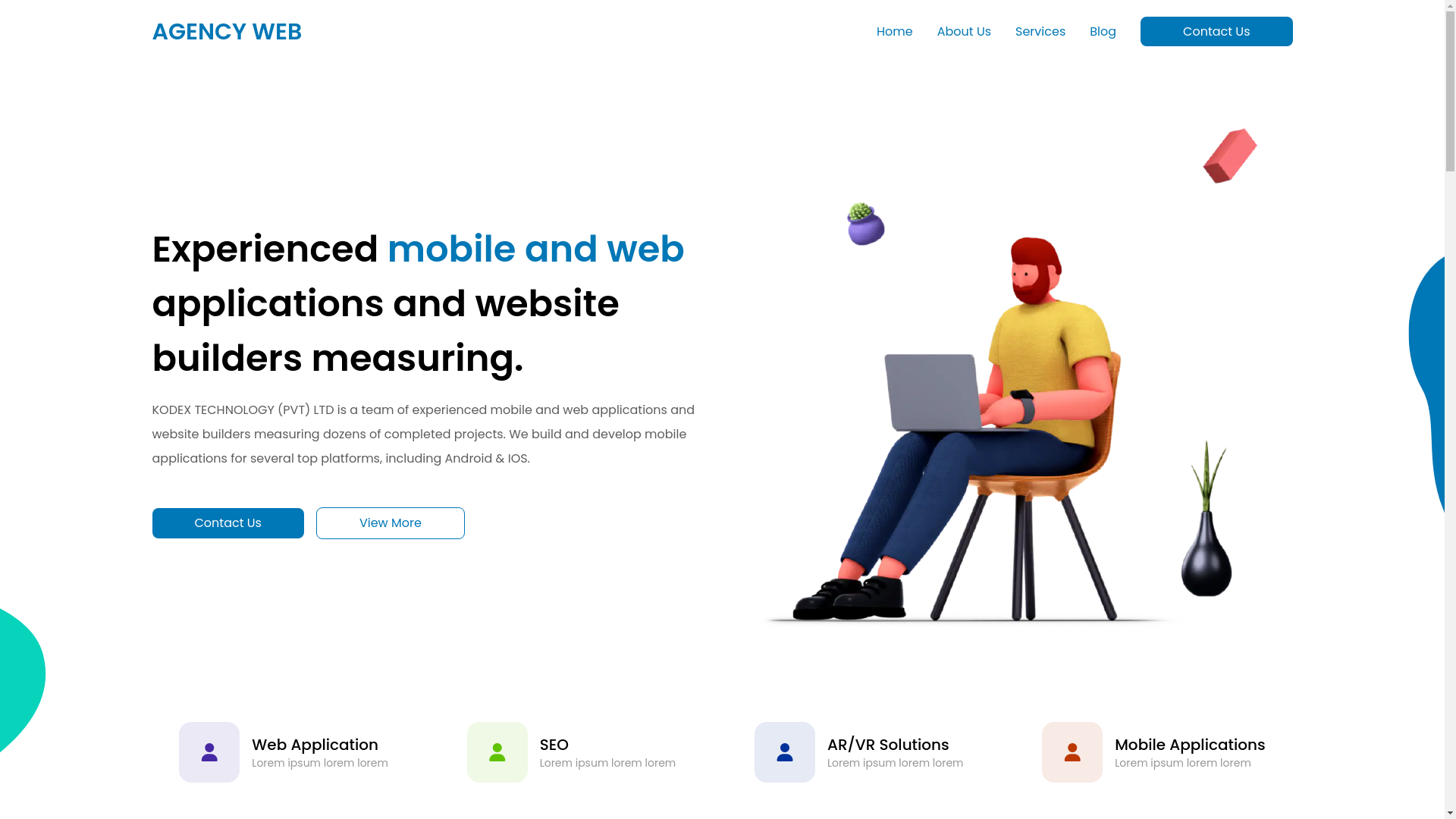 website screenshot of https://hugo-agency-web.pages.dev/