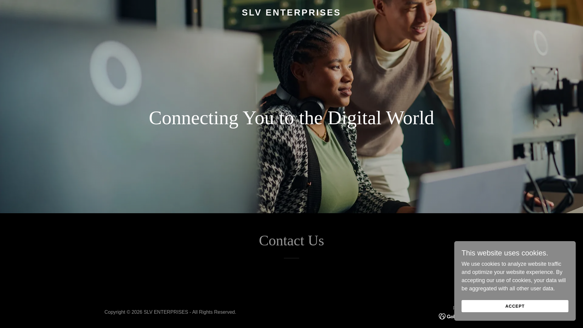 website screenshot of https://slvnet.in