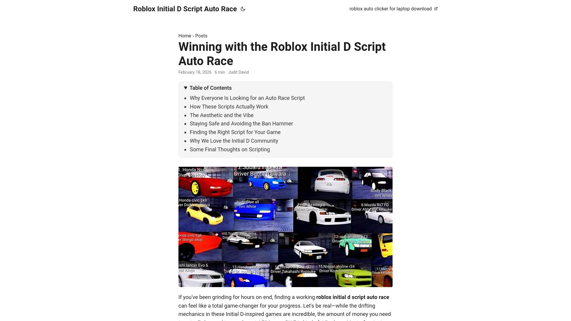 website screenshot of https://roblox-initial-d-script-auto-race.pages.dev/
