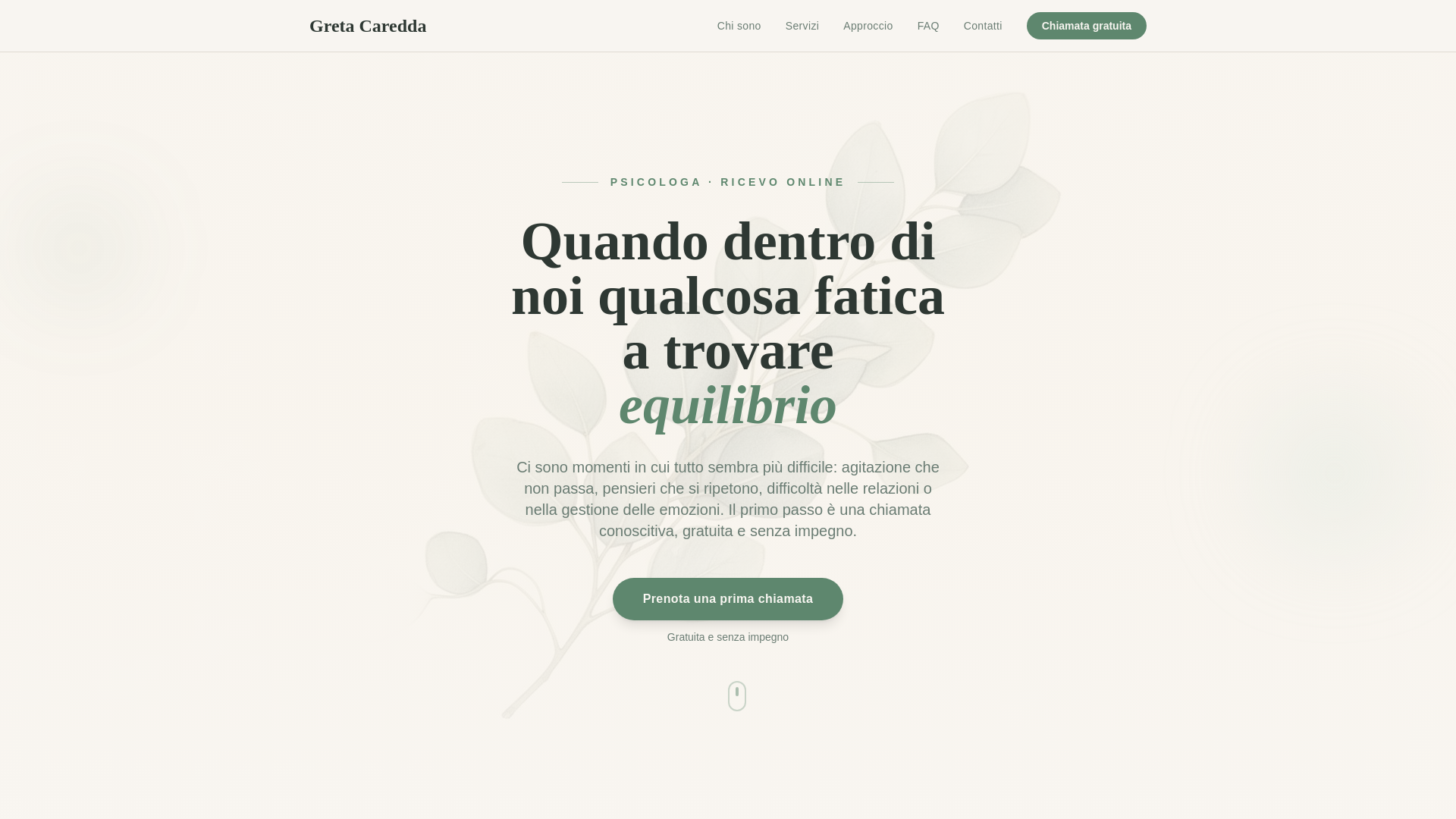 website screenshot of https://gretacaredda.com