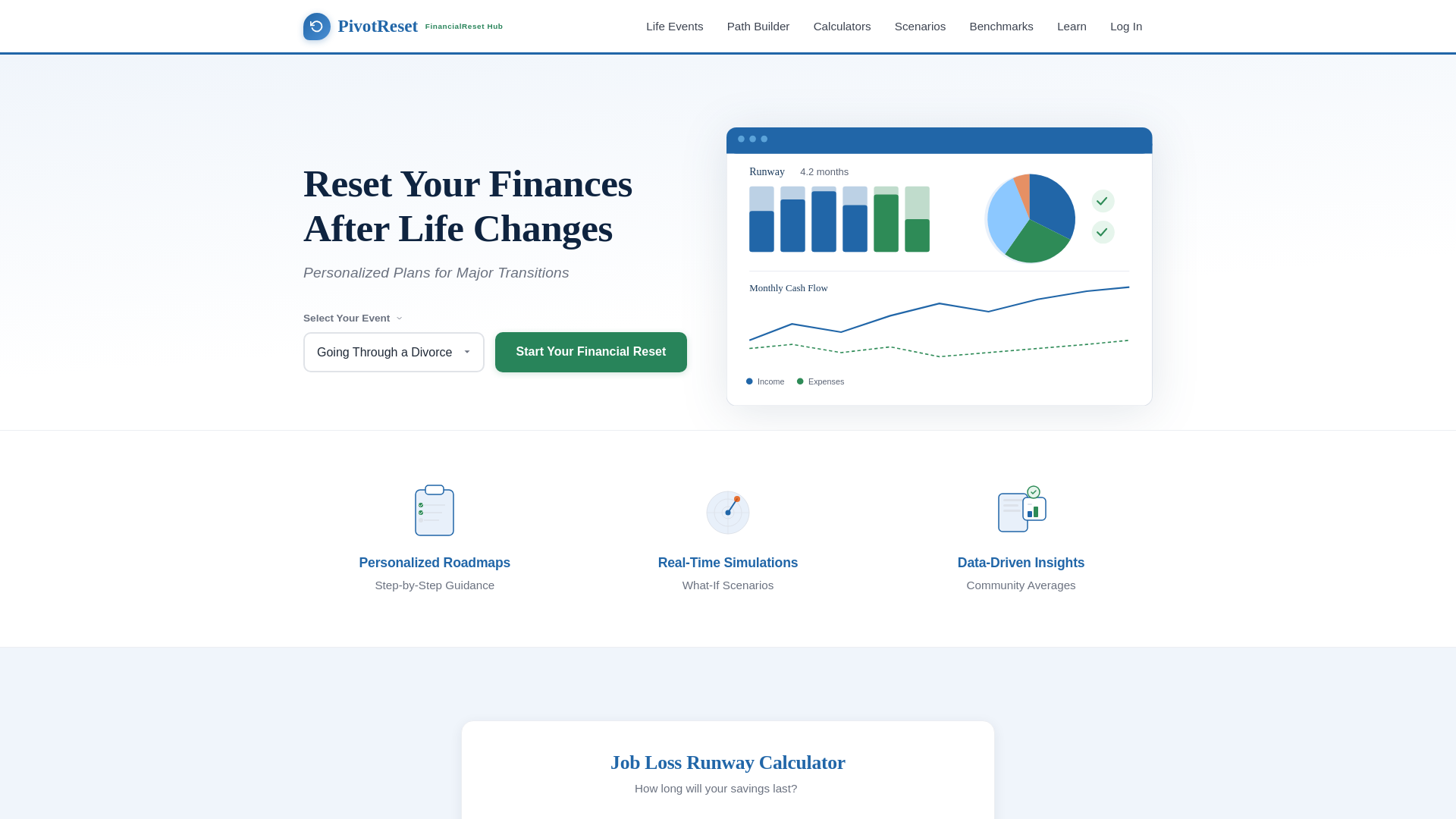 website screenshot of https://lifeeventreset.pages.dev/