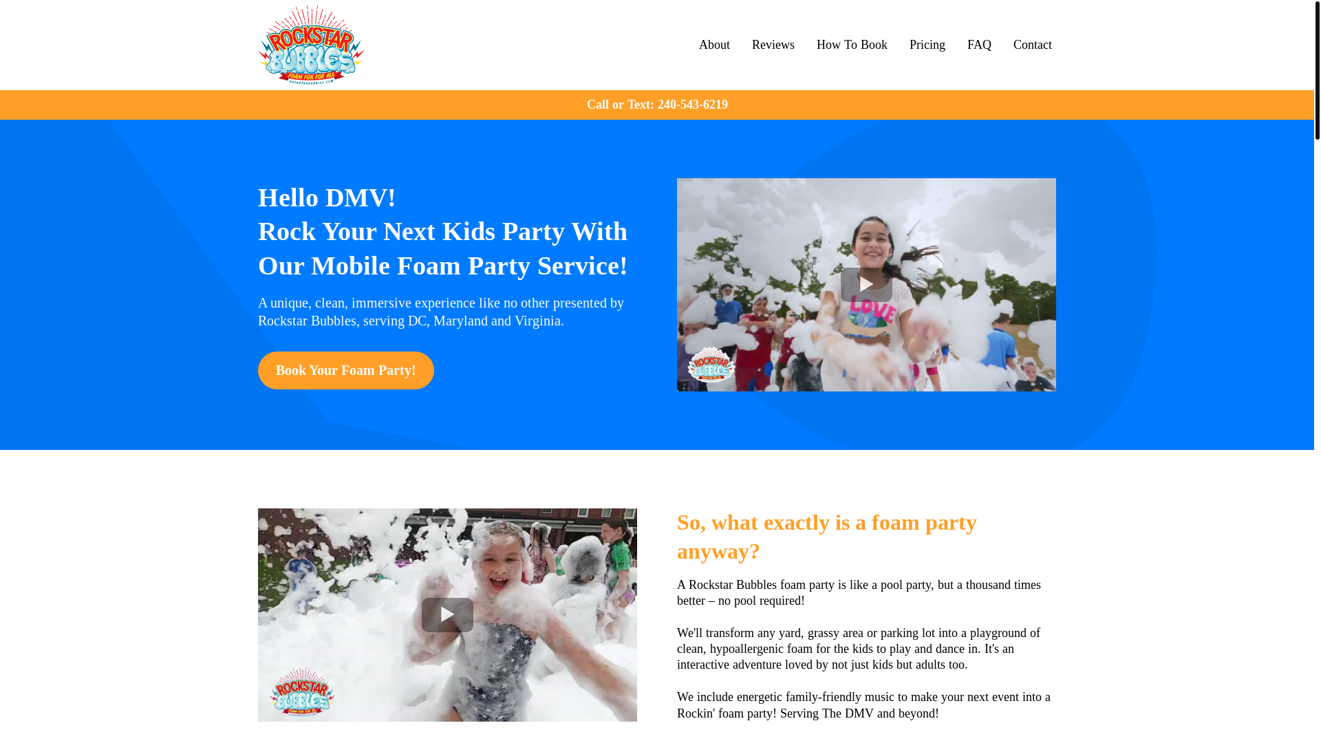 website screenshot of https://rockstarbubblesdmv.com/