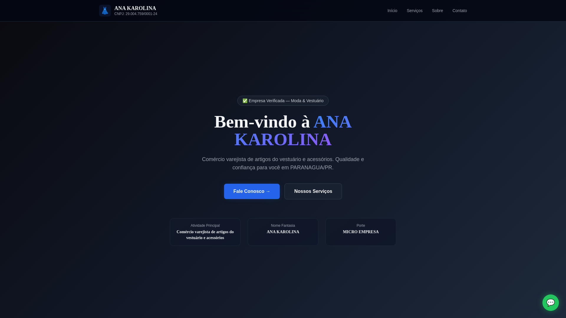website screenshot of https://anakarollgrigolli.pages.dev/