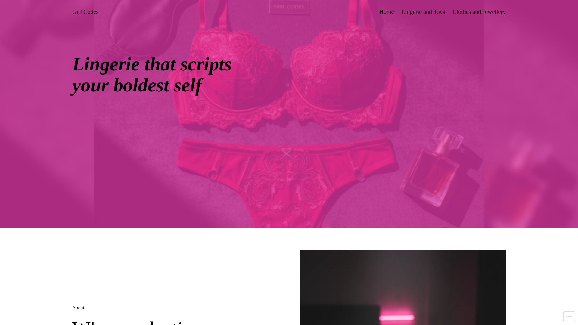 website screenshot of https://girl-codes.com/