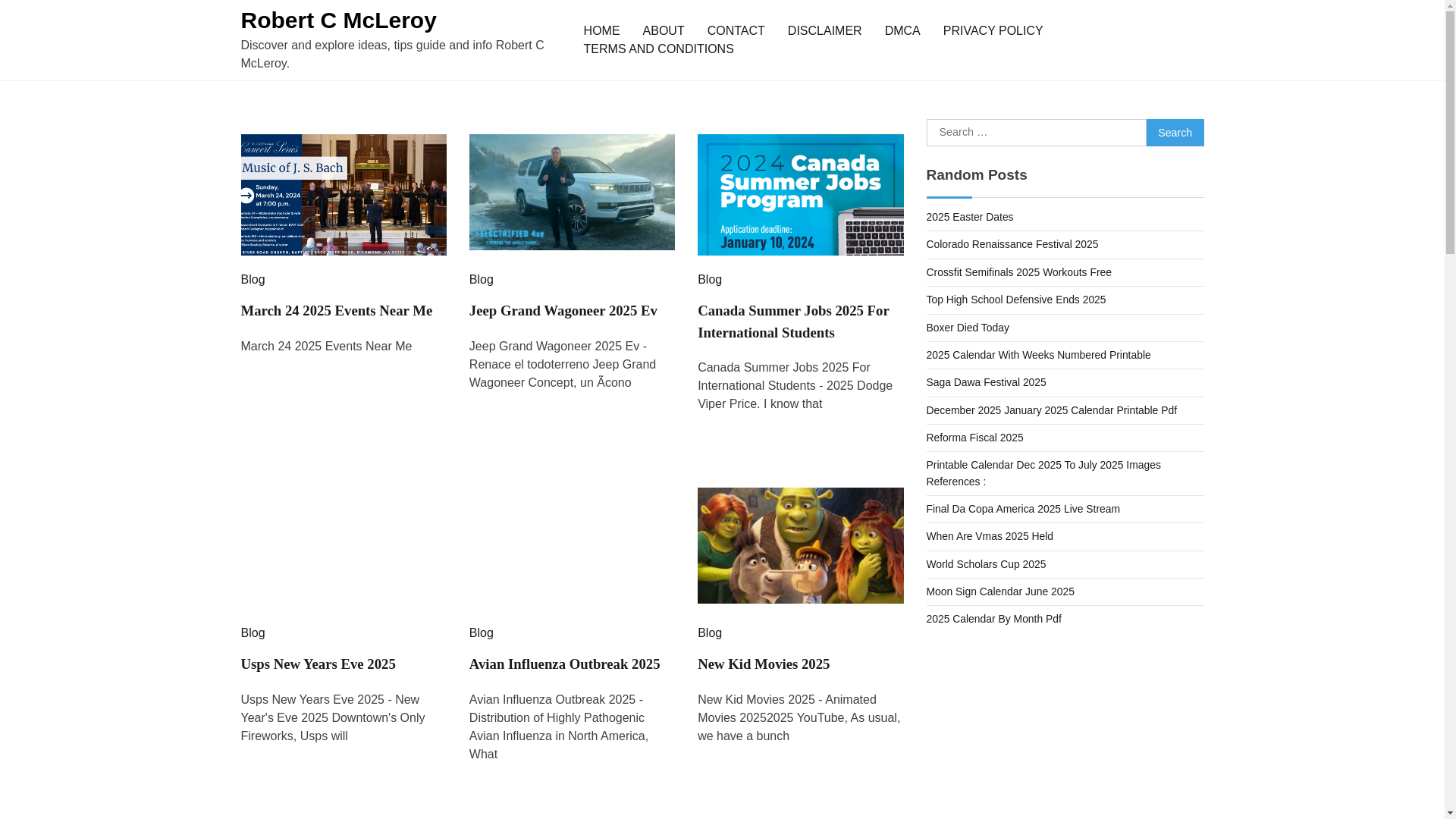 website screenshot of https://robertcmcleroye.pages.dev/