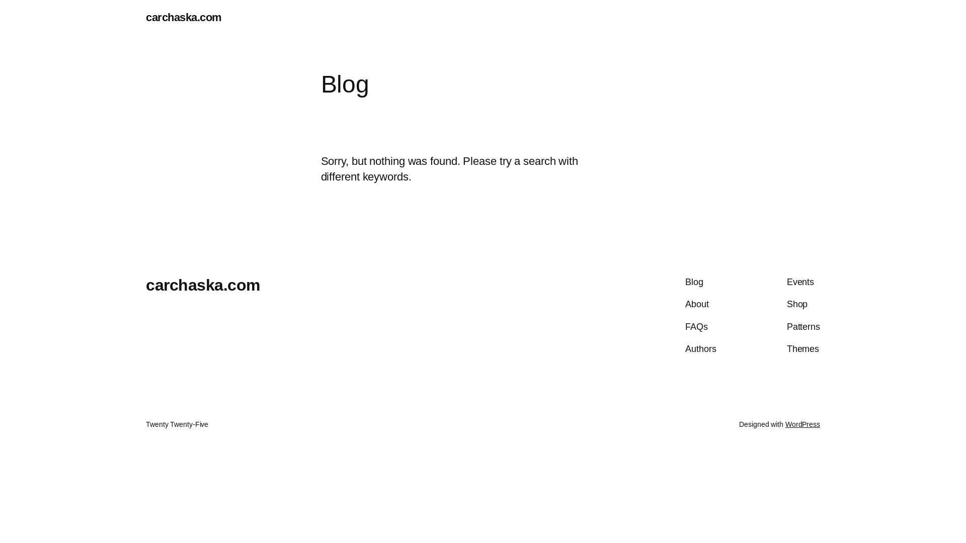 website screenshot of https://carchaska.com/