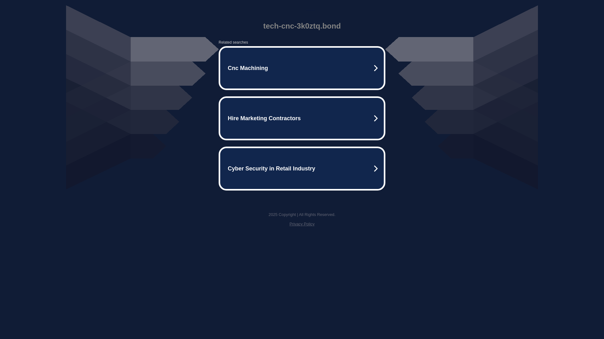 website screenshot of https://tech-cnc-3k0ztq.bond/
