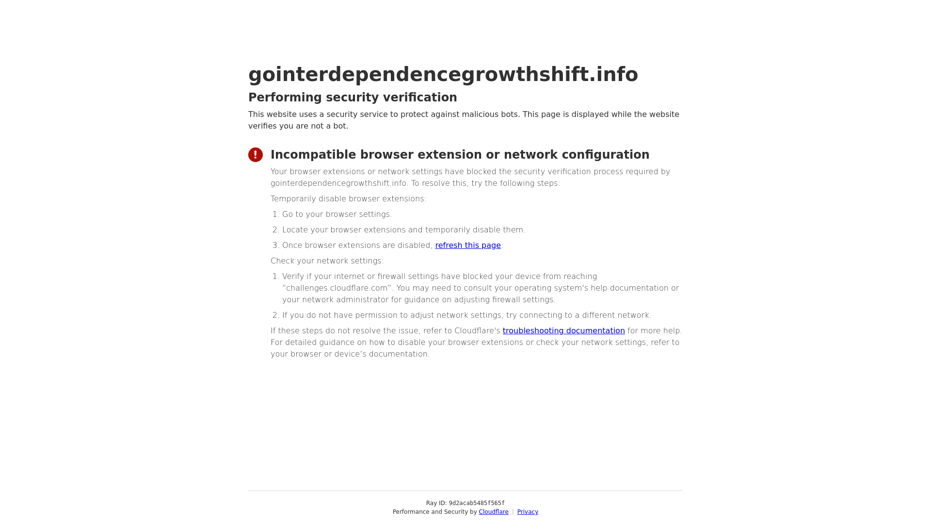 website screenshot of https://gointerdependencegrowthshift.info/