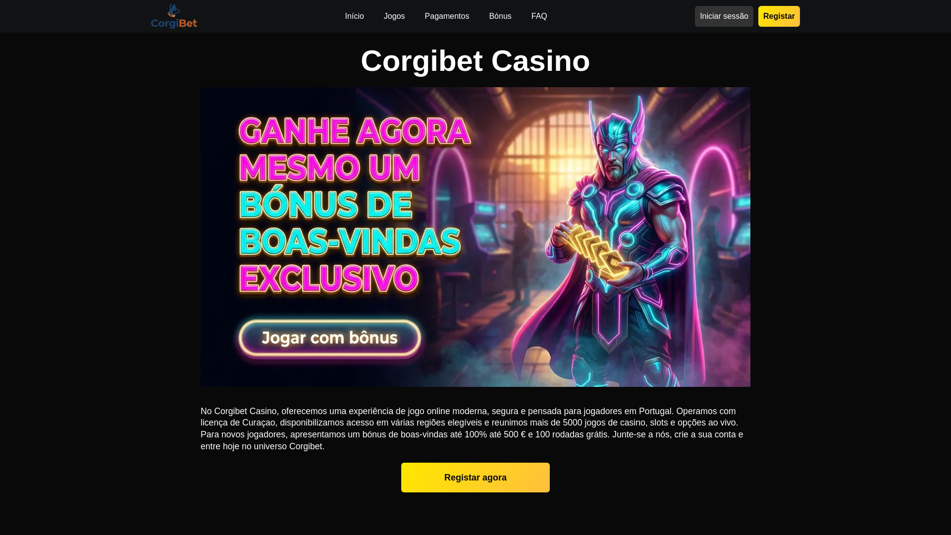 website screenshot of https://corgibet-co-pt-55207.pages.dev/