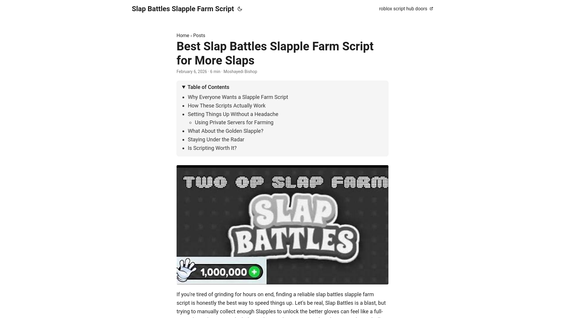 website screenshot of https://slap-battles-slapple-farm-script.pages.dev/