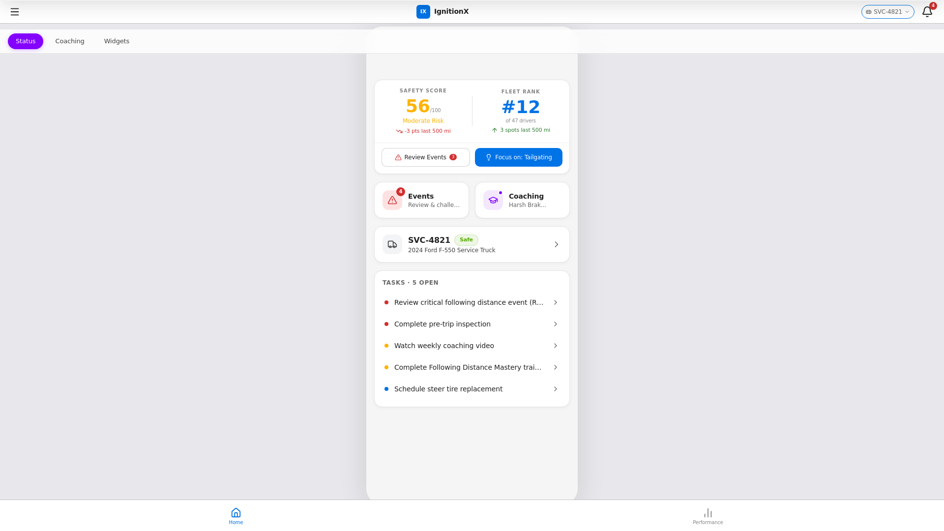 website screenshot of https://igx-driver-app-prototype.pages.dev/