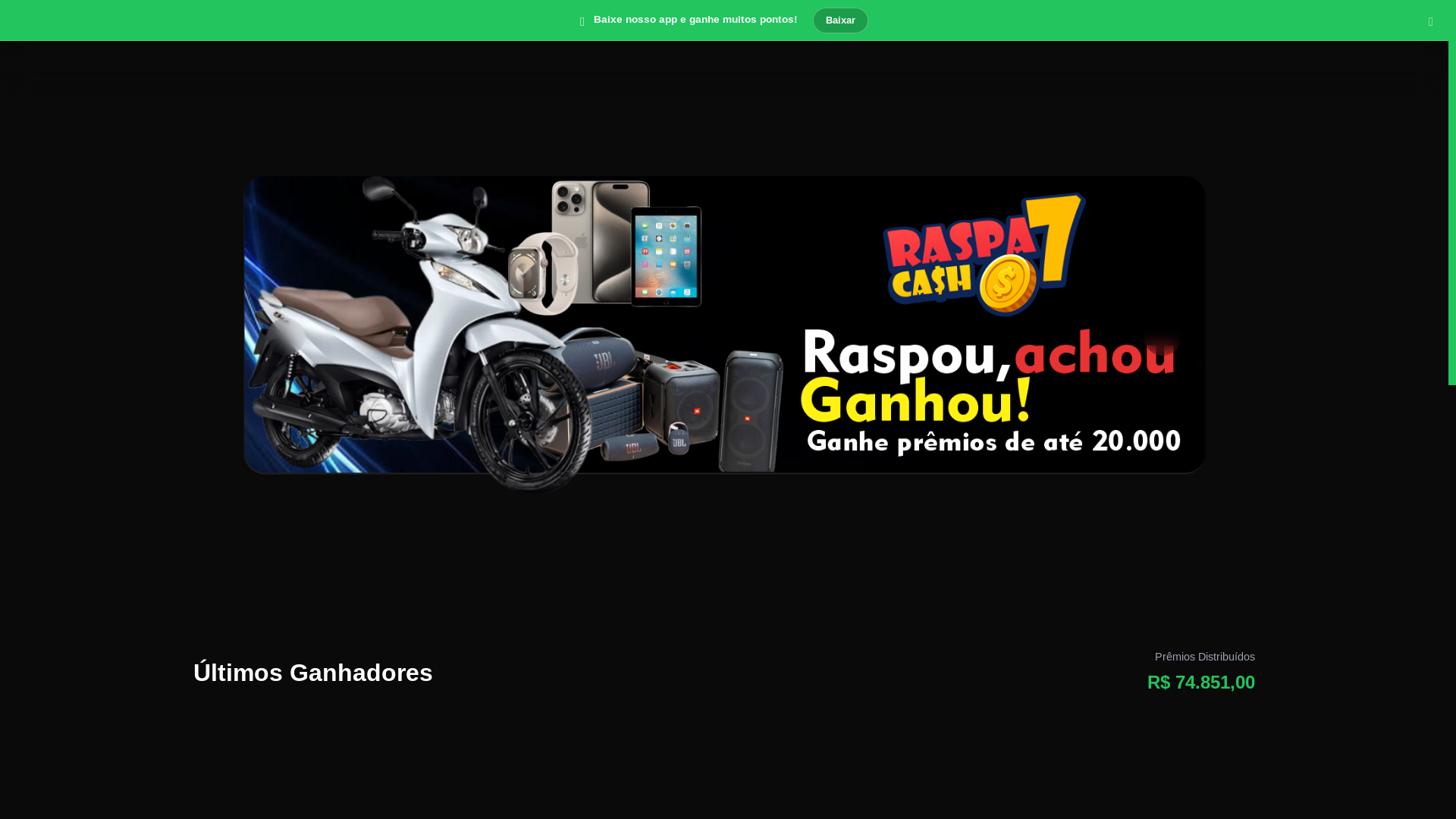 website screenshot of https://sortecash.site/
