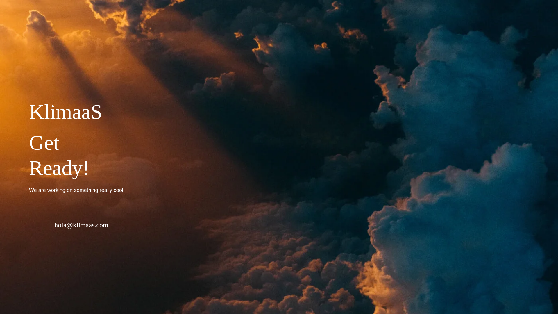 website screenshot of https://klimaas.com/