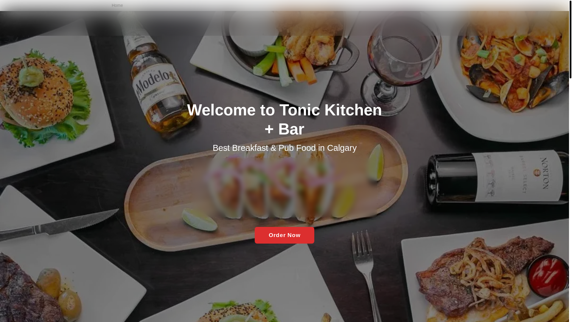 website screenshot of https://tonic-kitchen.pages.dev/