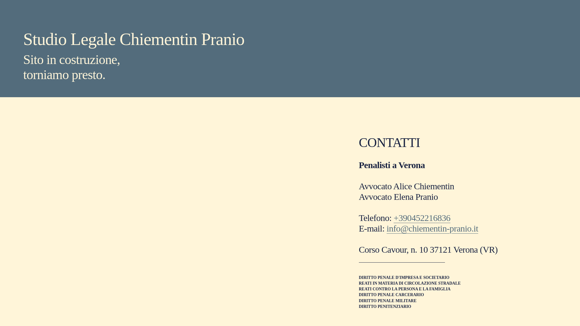 website screenshot of https://chiementin-pranio.it