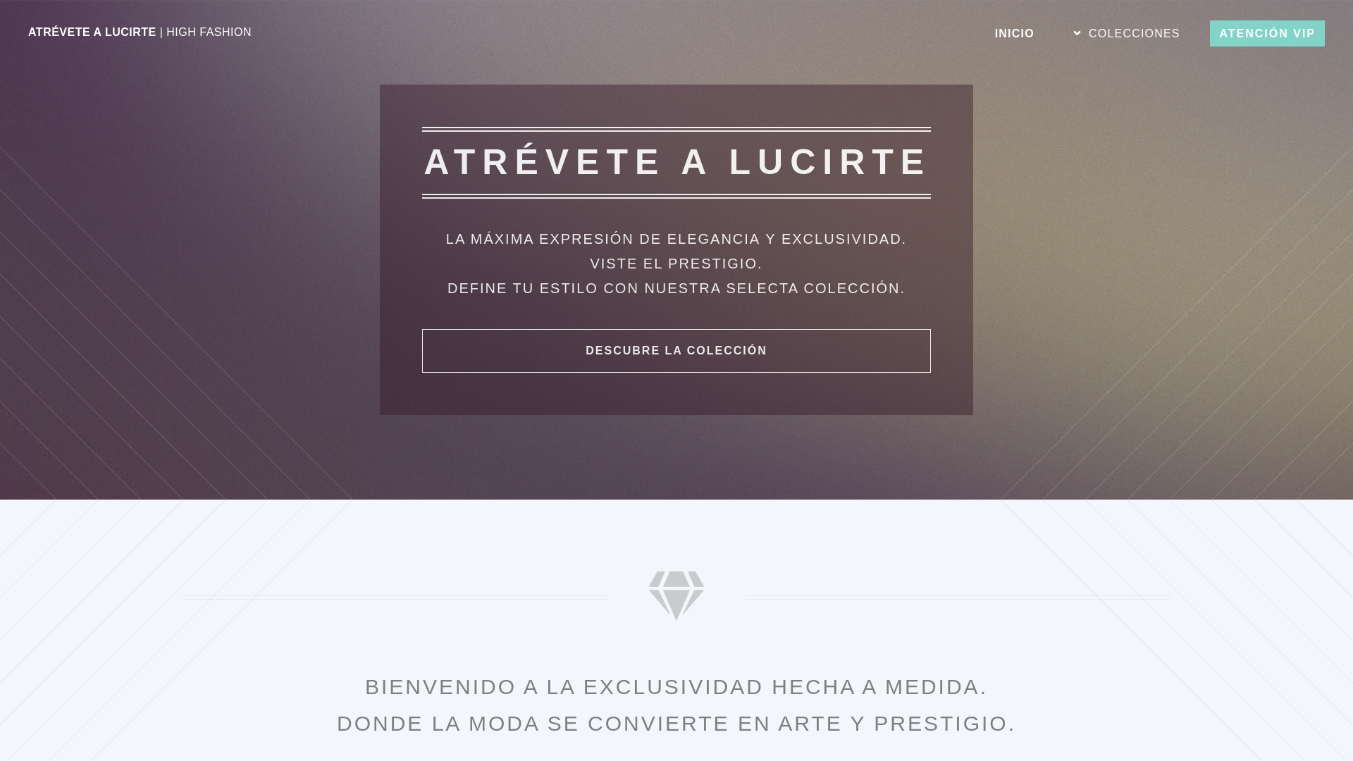 website screenshot of https://web-atrevetealucirte.pages.dev/