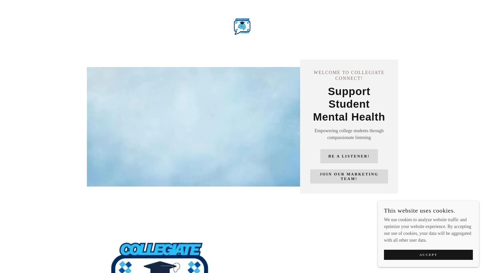 website screenshot of https://collegiateconnectinc.com