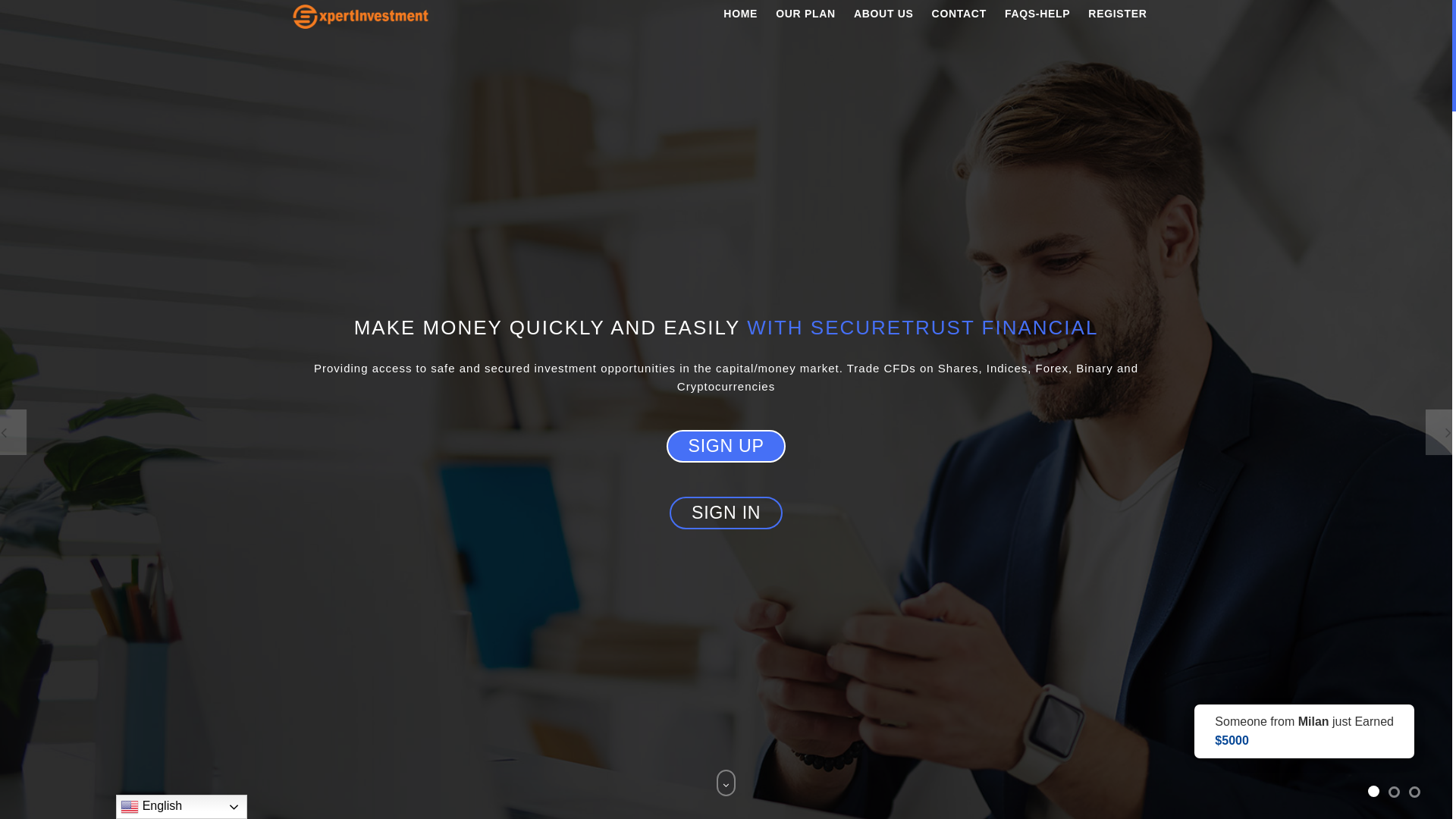 website screenshot of https://expertinvestmentpartners.net/