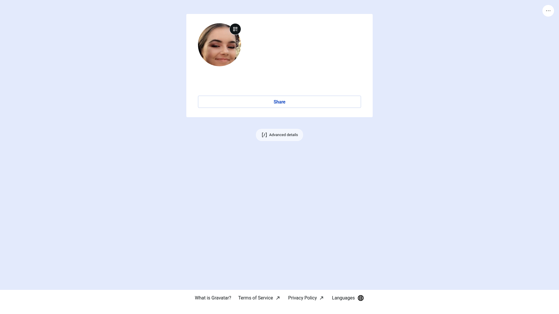 website screenshot of https://marlalandry.link/