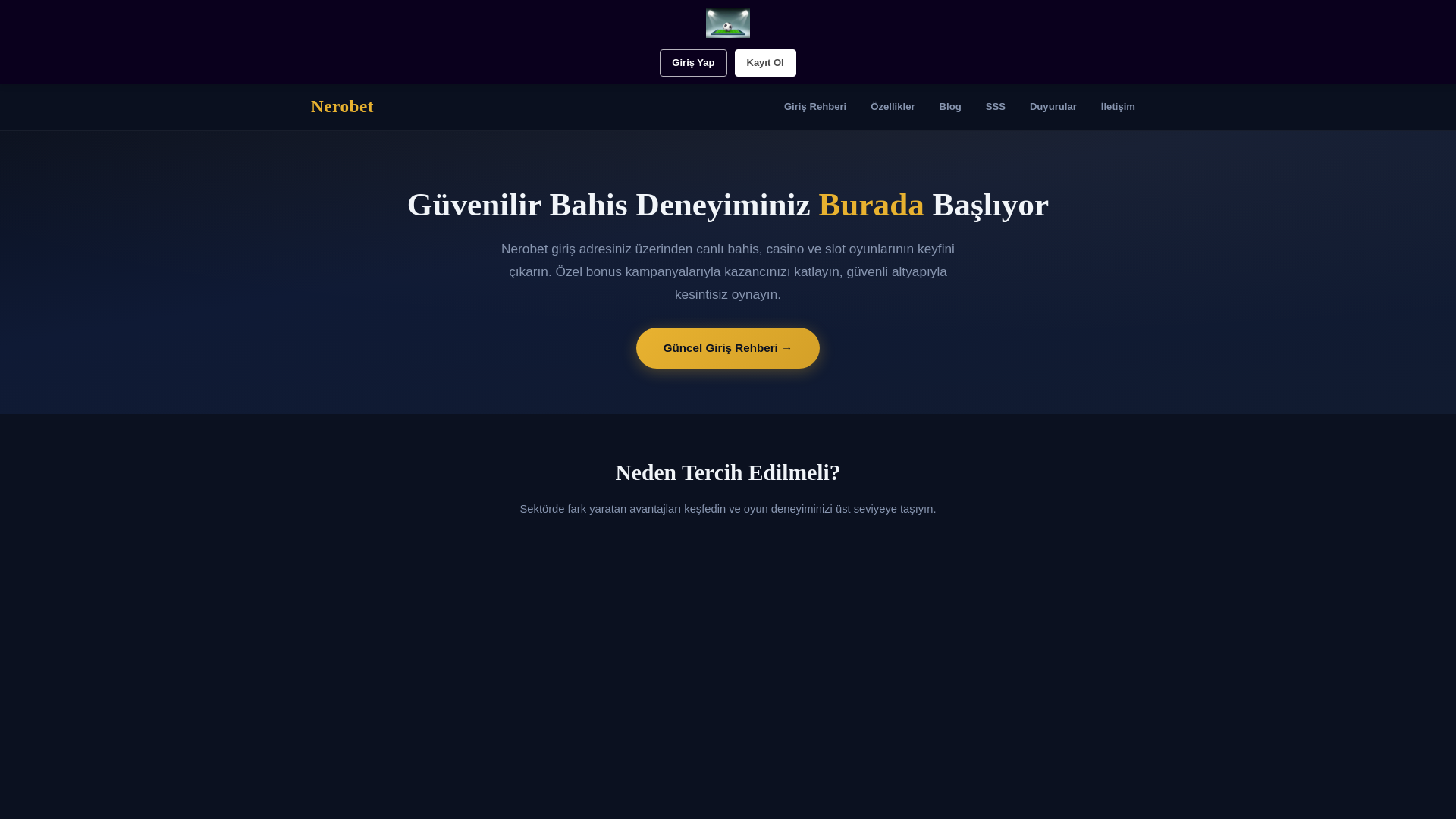 website screenshot of https://trs-nero-gir-enguncel-icu.pages.dev/
