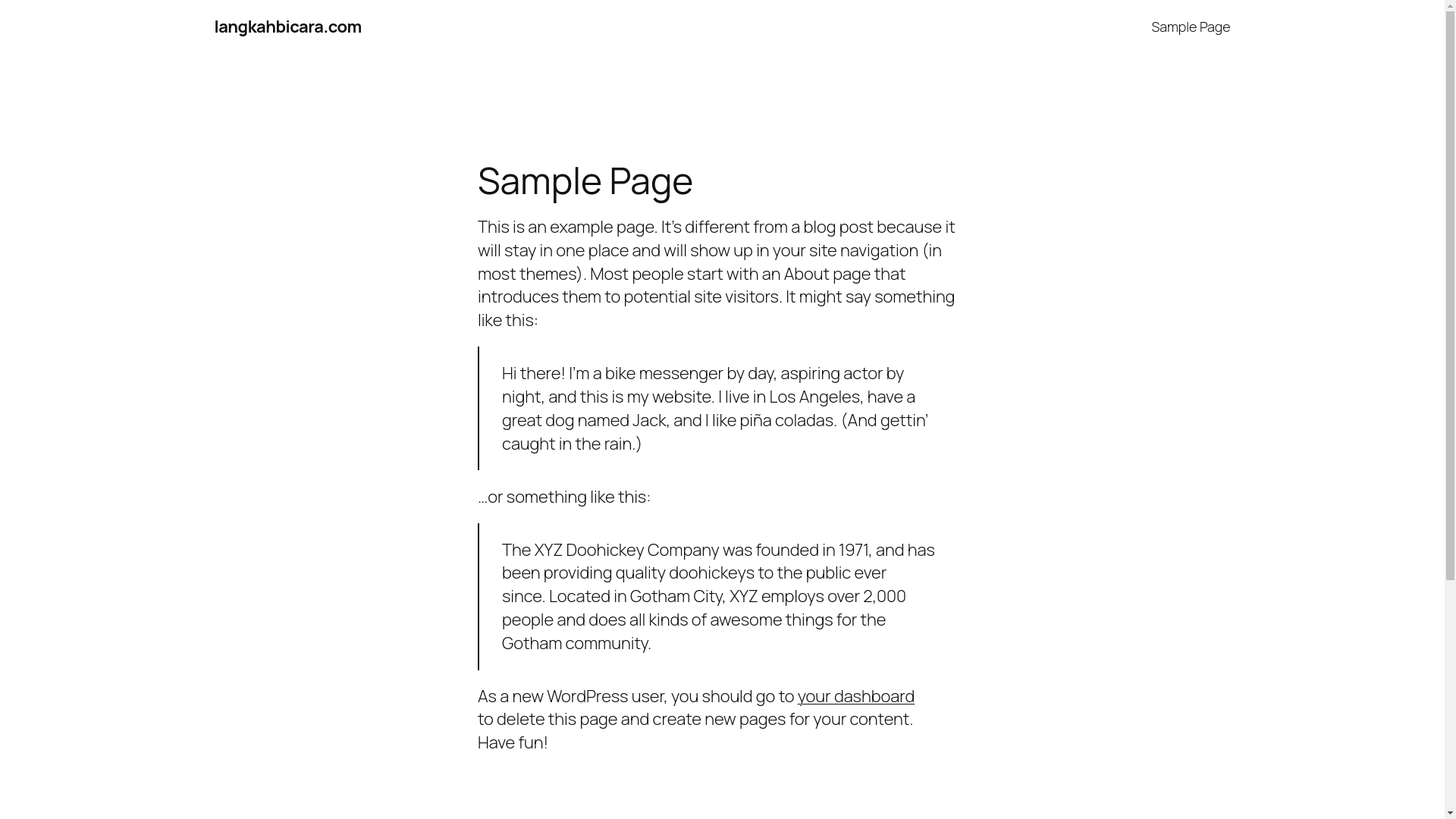 website screenshot of https://langkahbicara.com/