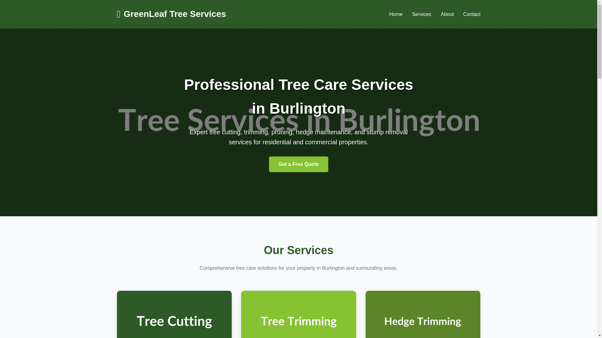 website screenshot of https://tree-removal-burlington.pages.dev/