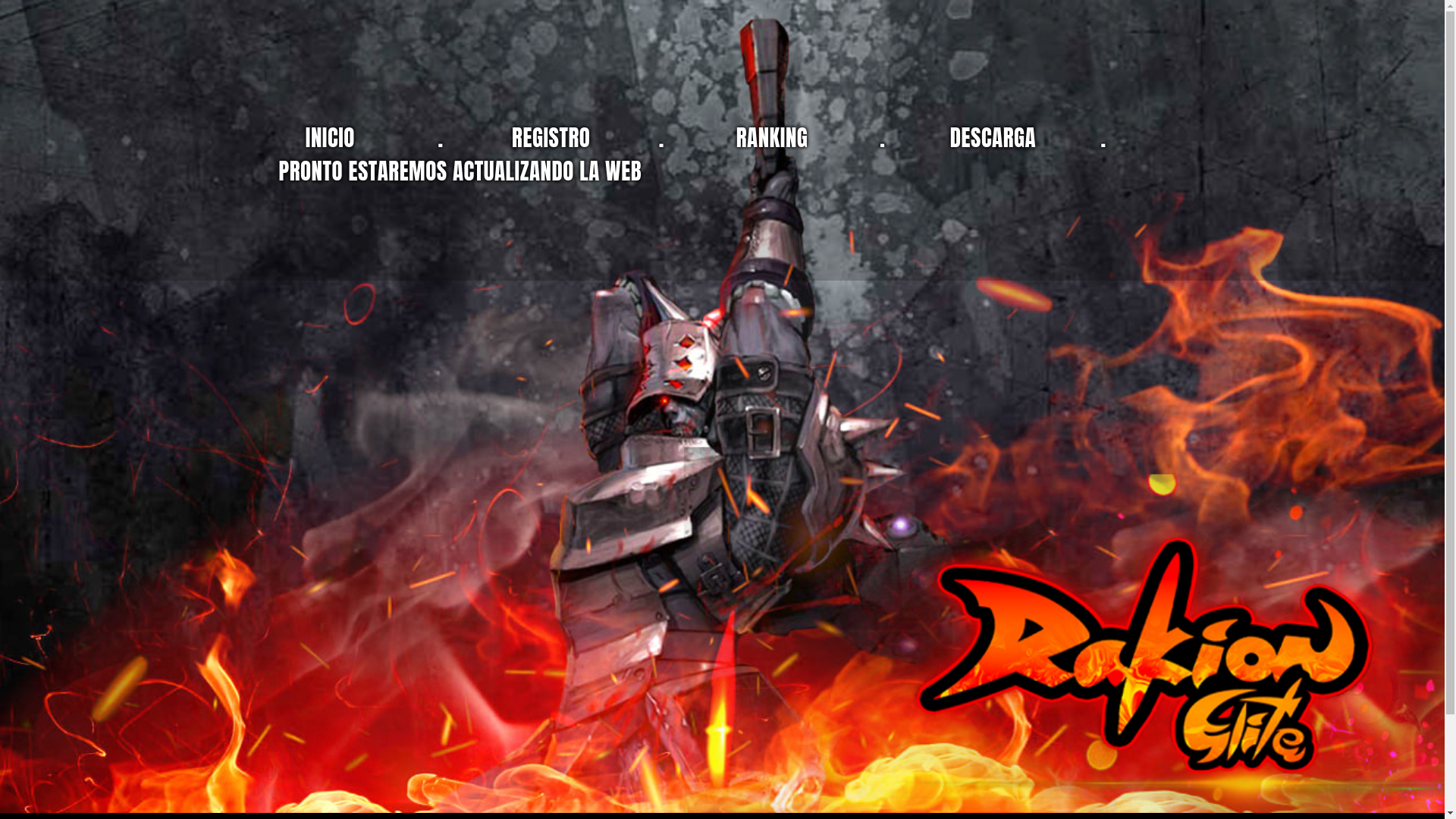 website screenshot of https://rakionforce.online/