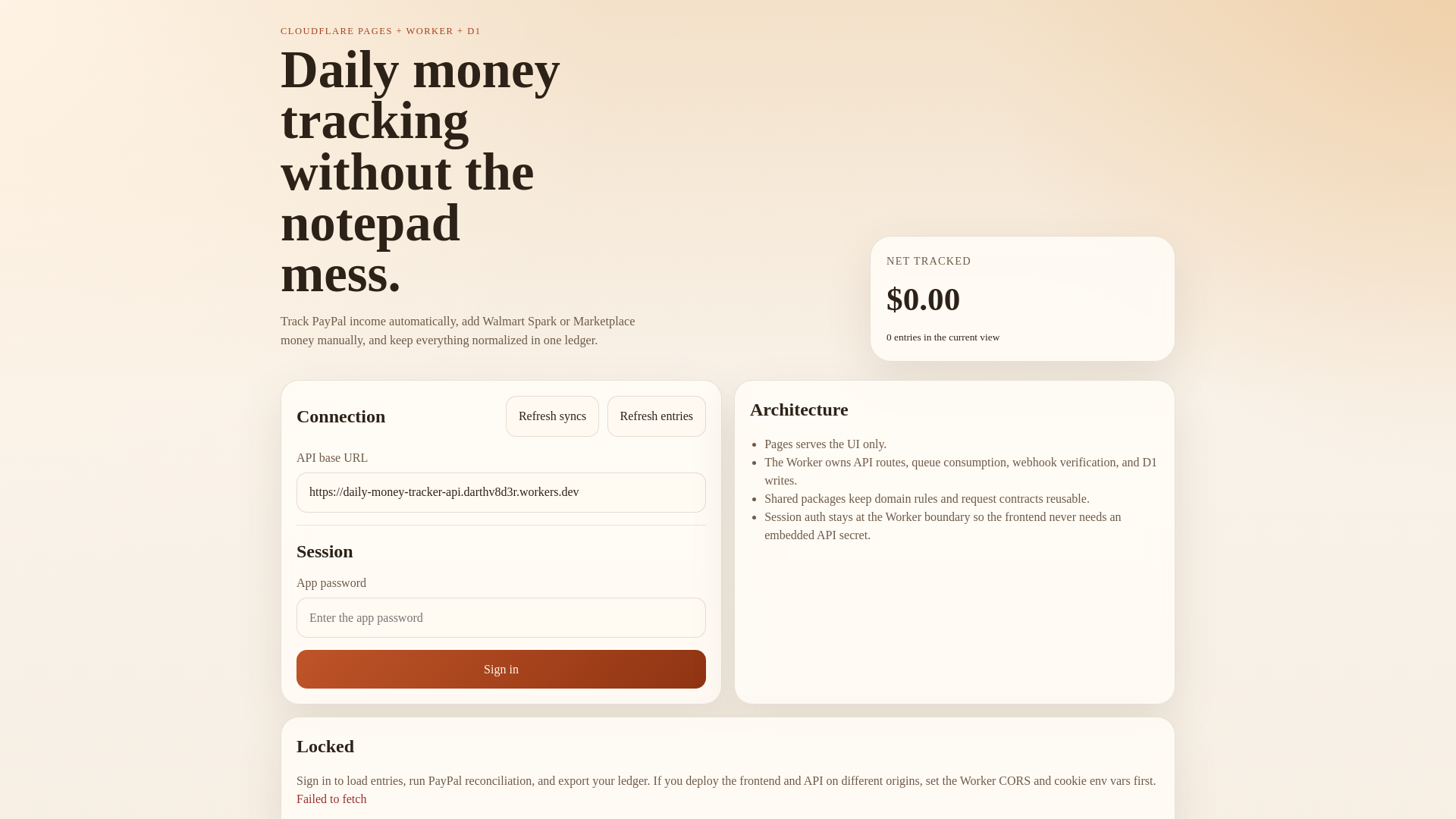 website screenshot of https://daily-money-tracker.pages.dev/