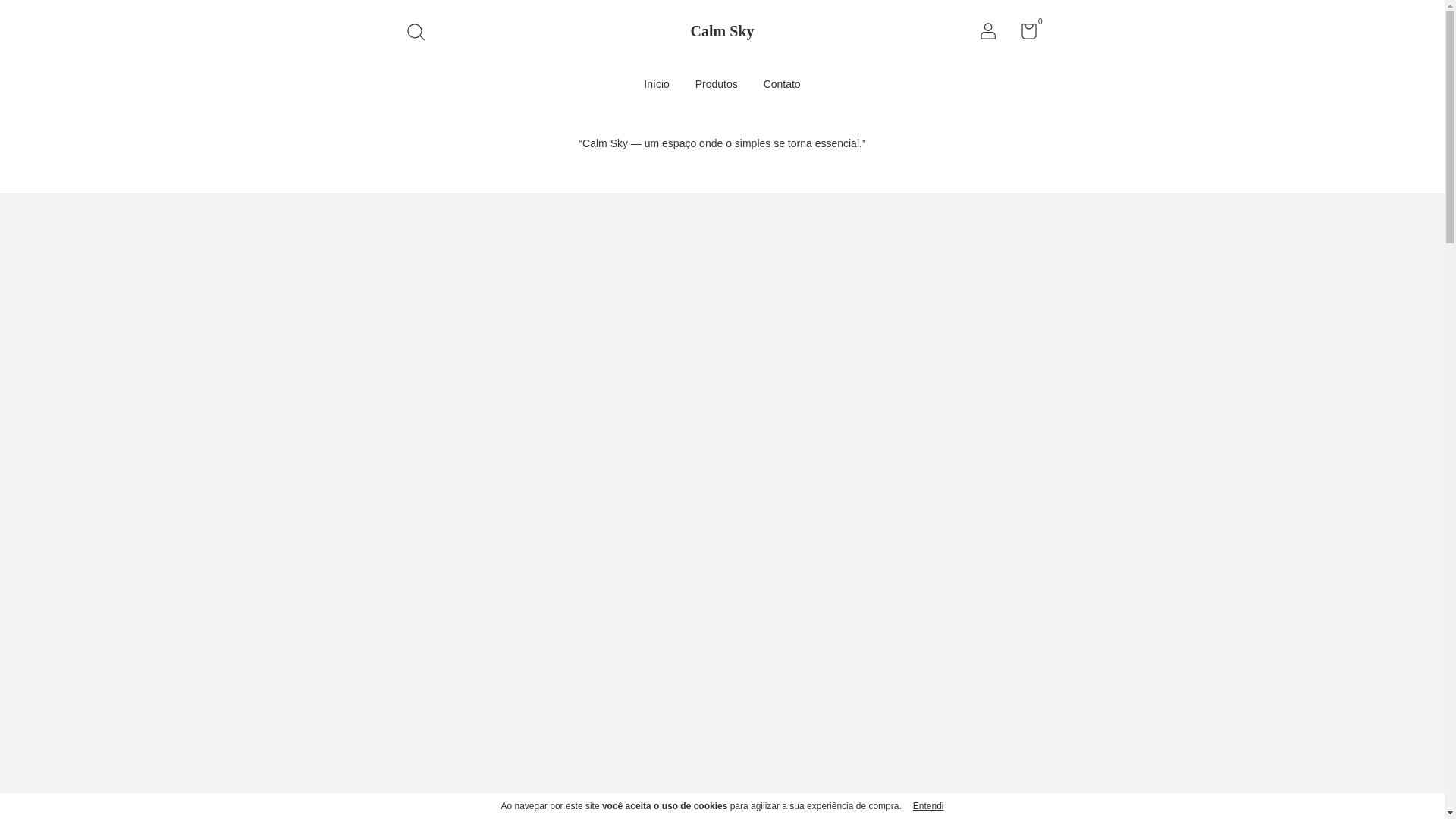 website screenshot of https://calmsky.com.br/