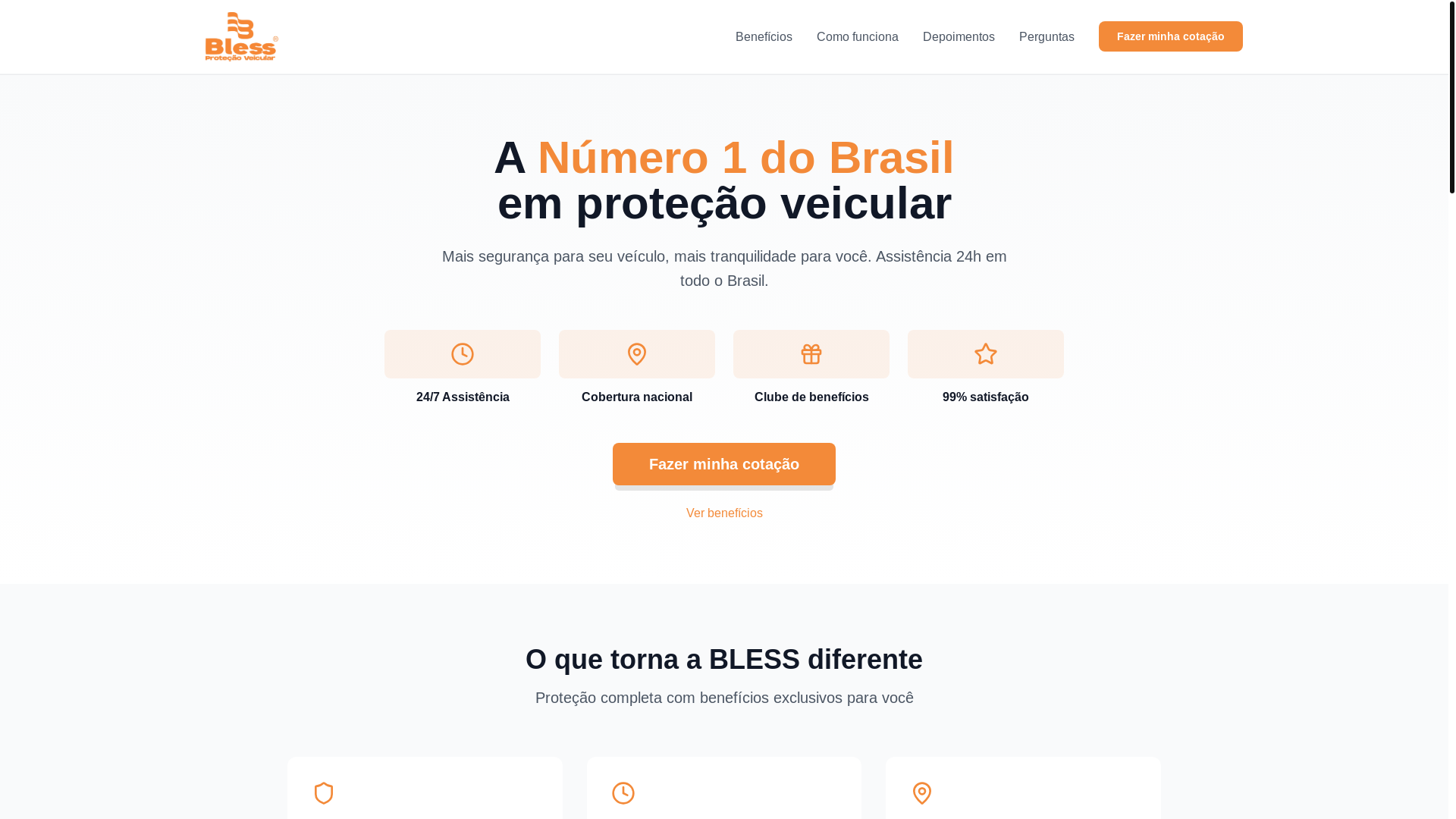 website screenshot of https://bless-connect-drive.pages.dev/