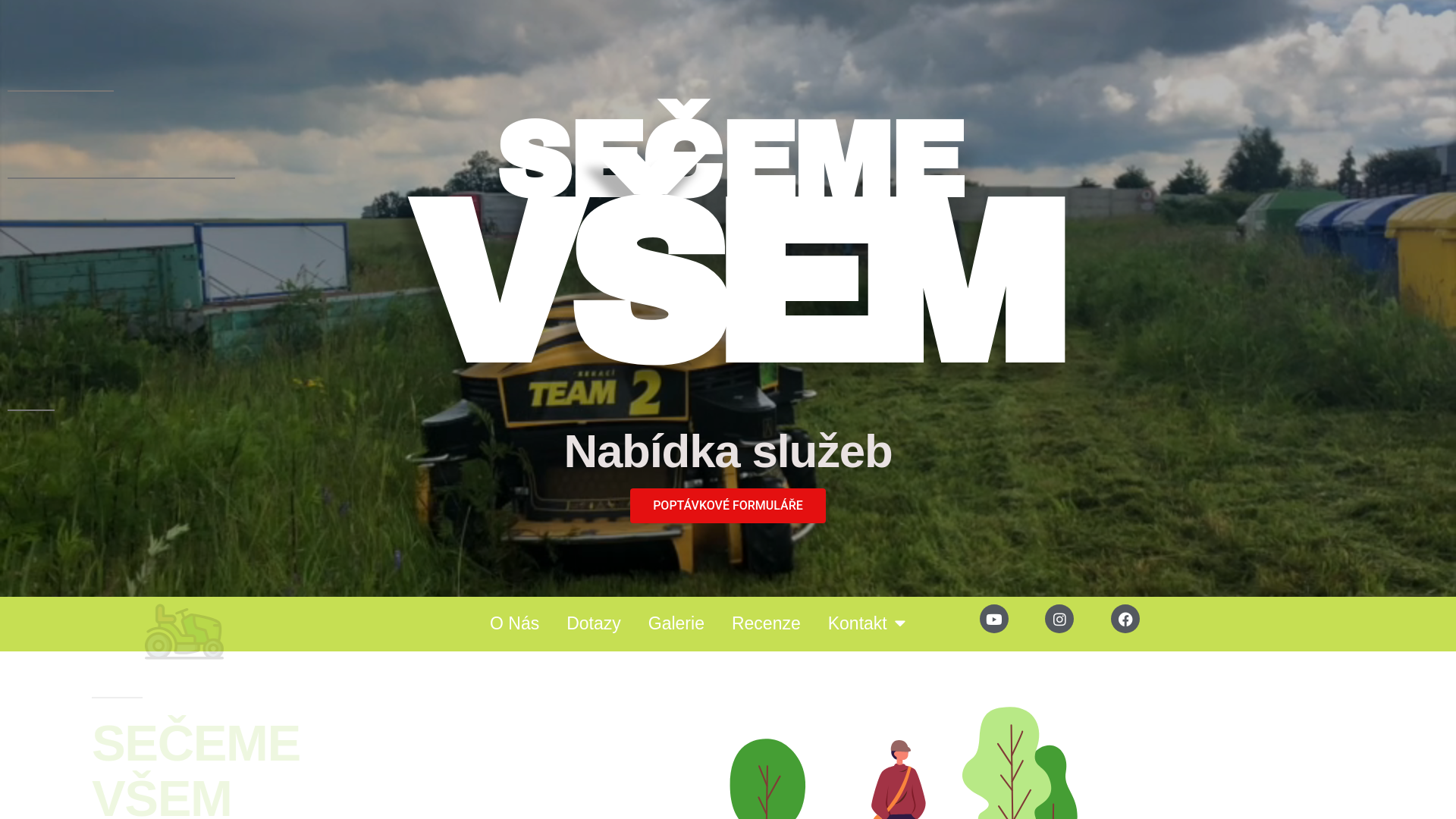 website screenshot of https://udrzba-pozemku.com/