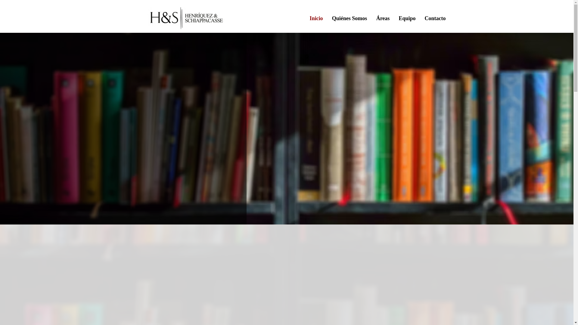 website screenshot of https://hysabogados.cl/