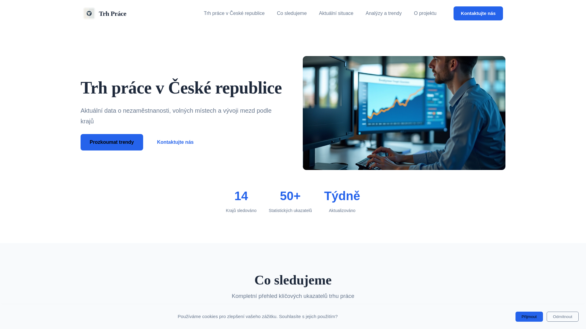 website screenshot of https://trhhpraces.com/