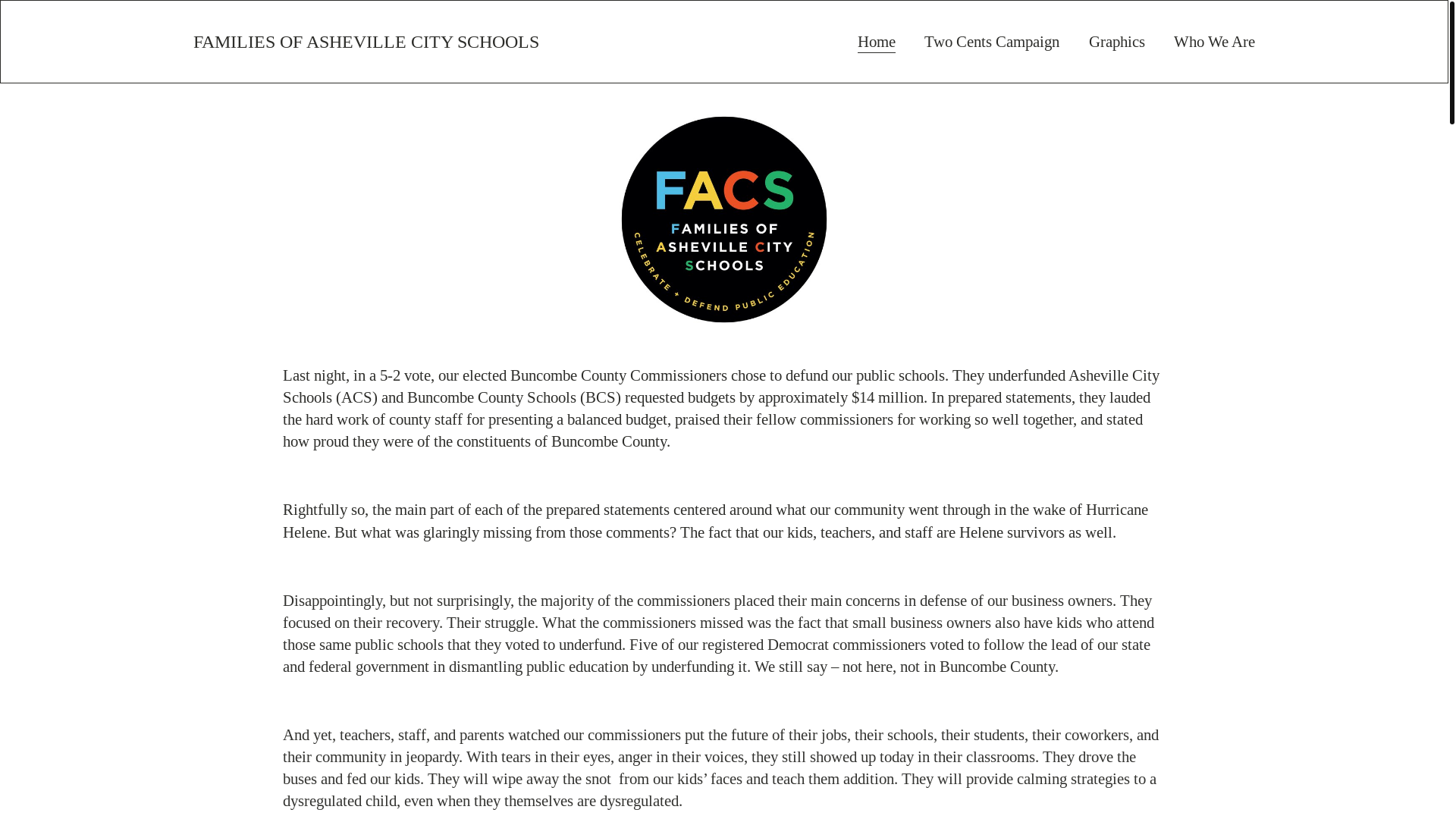 website screenshot of https://facsavl.com/