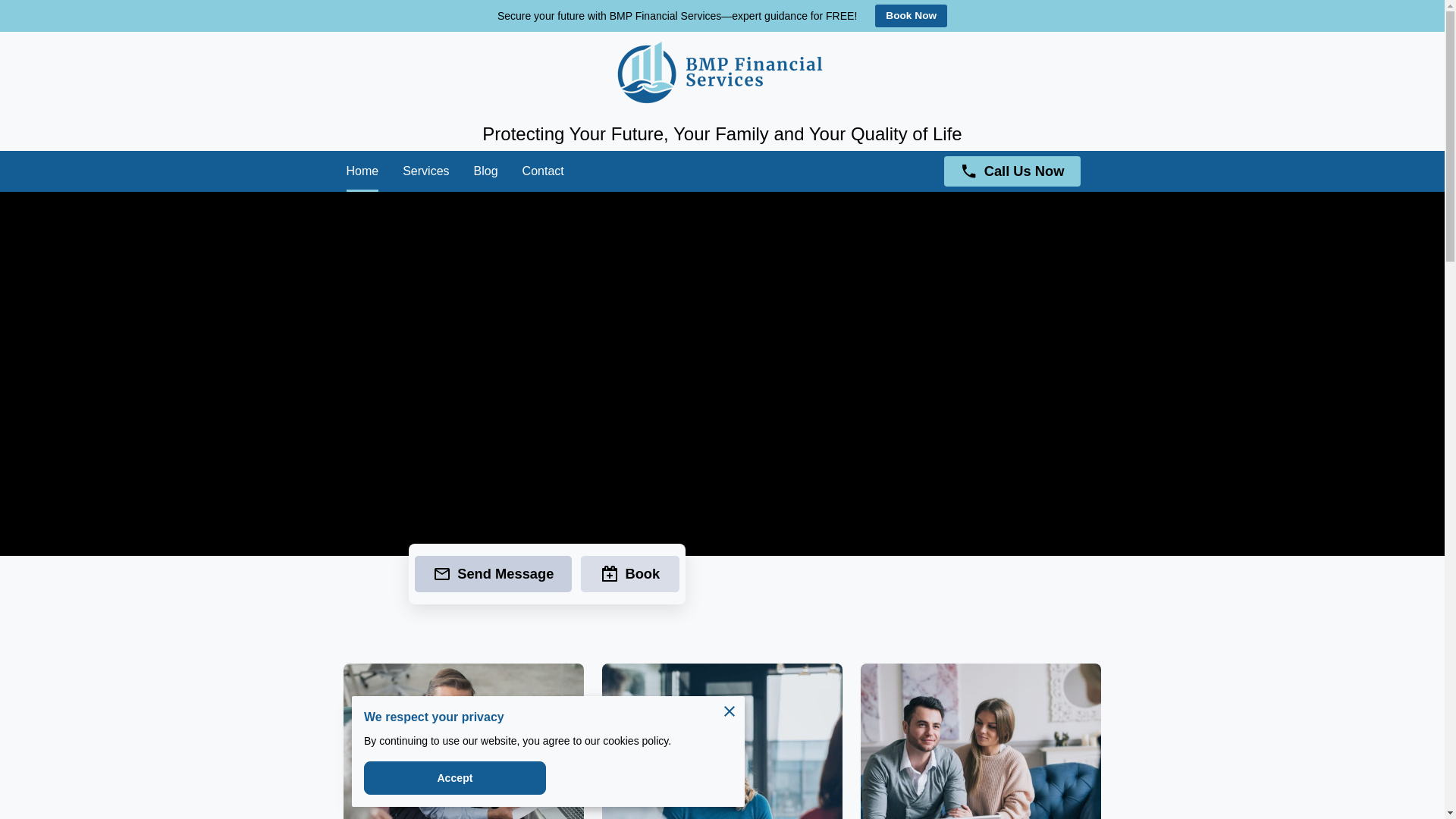 website screenshot of https://bmpfinancialsvs.com/