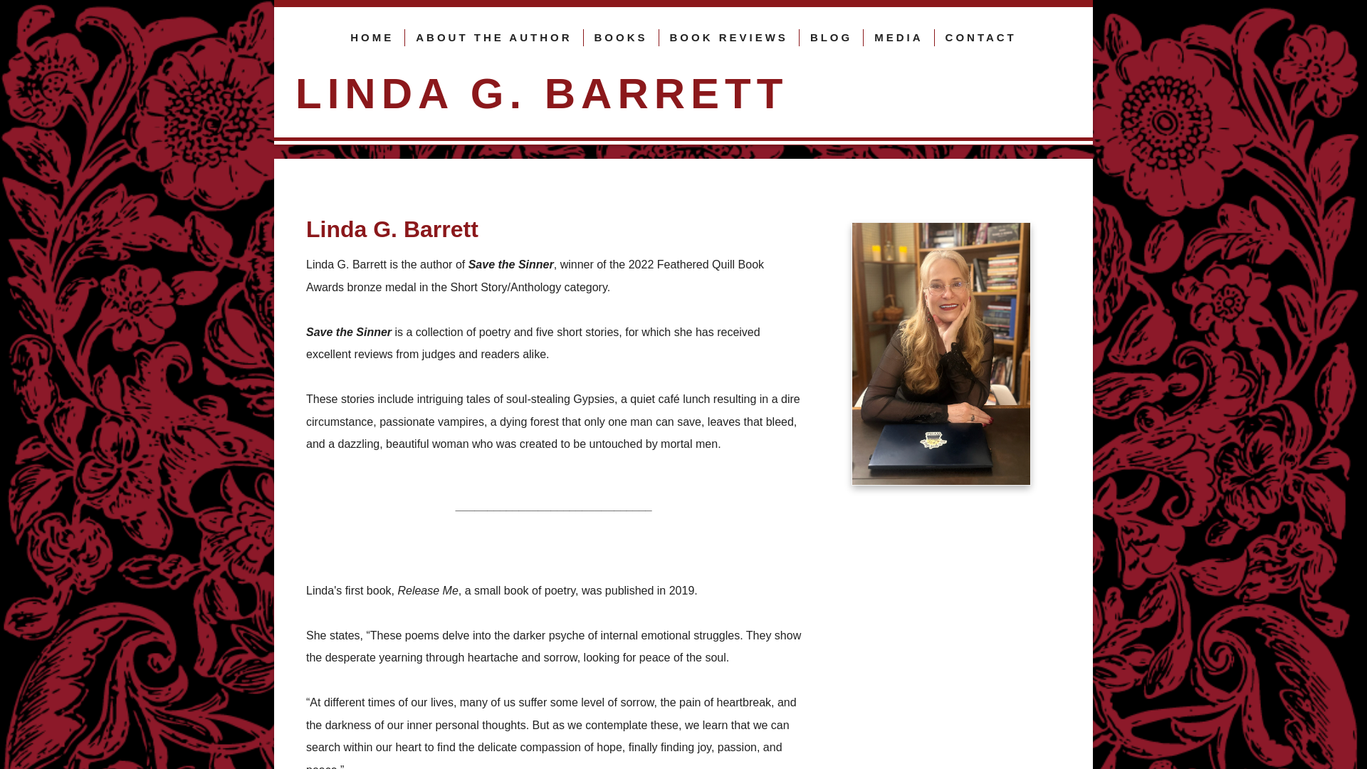 website screenshot of https://lindagbarrett.ai
