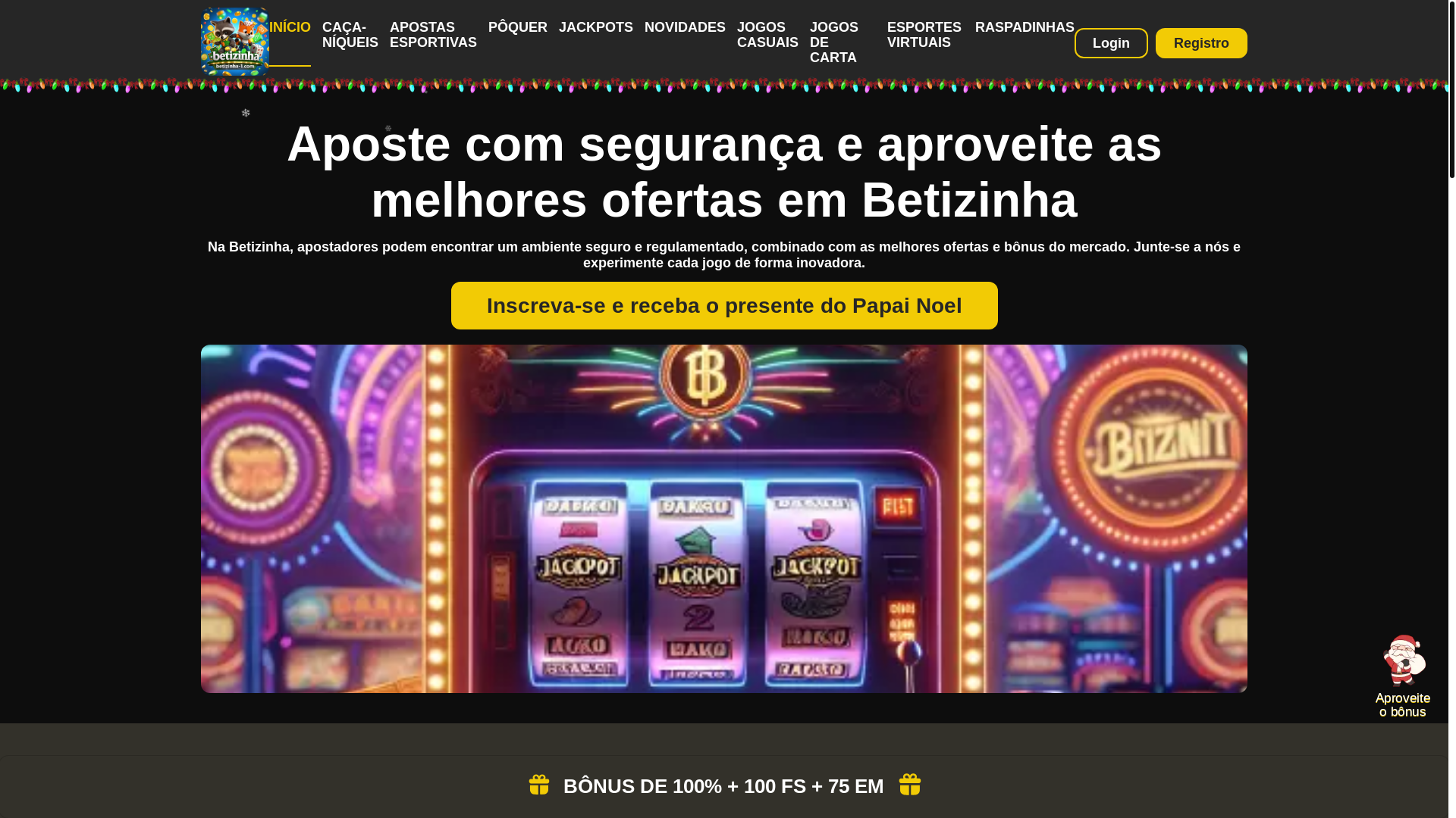 website screenshot of https://betizinha-1.com/