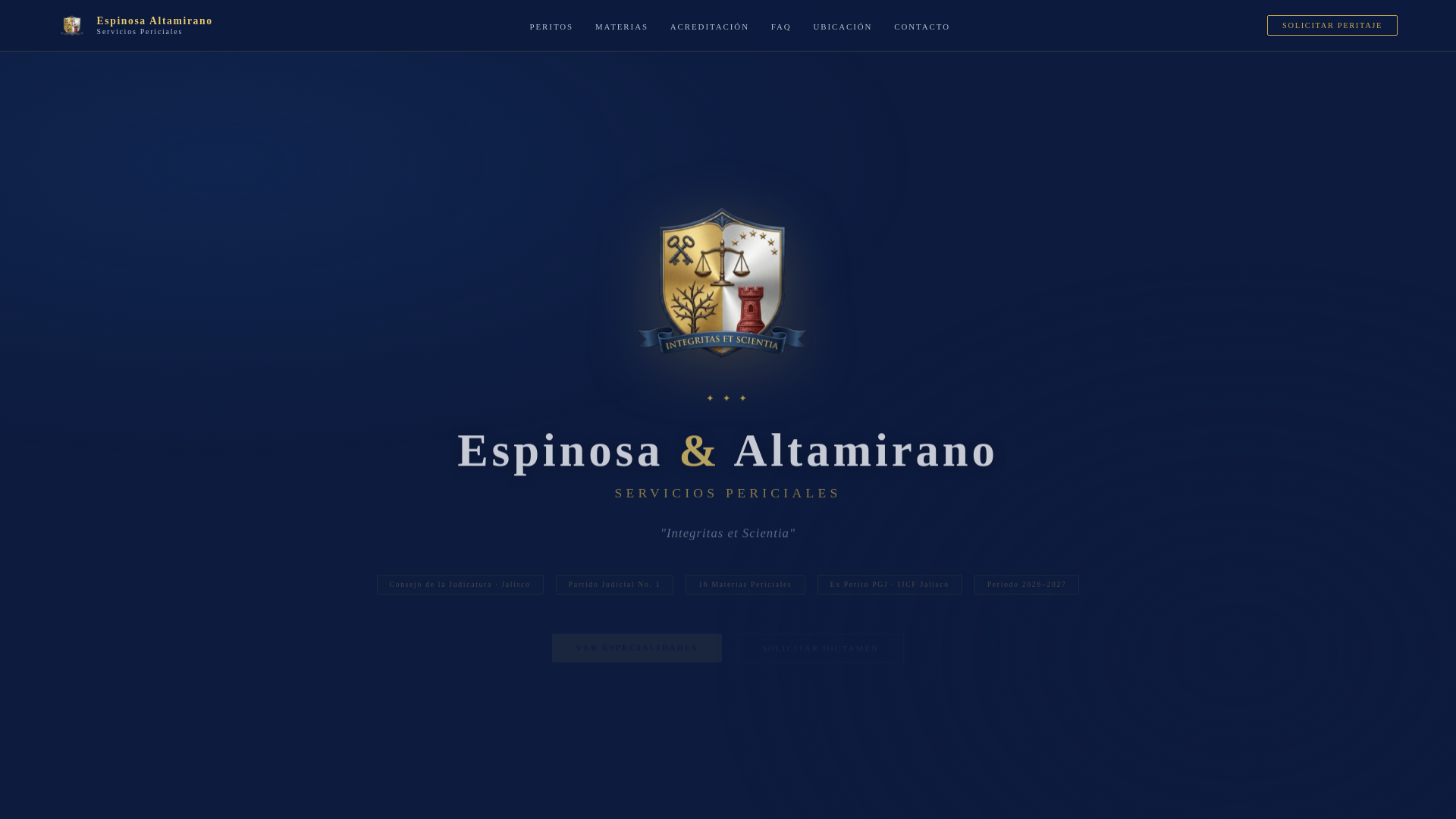 website screenshot of https://espinosaaltamirano.com/