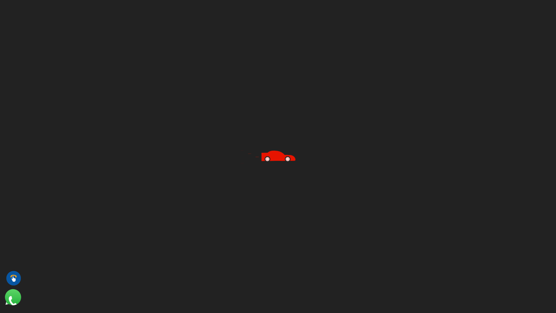 website screenshot of https://onewayexpresscabs.in/