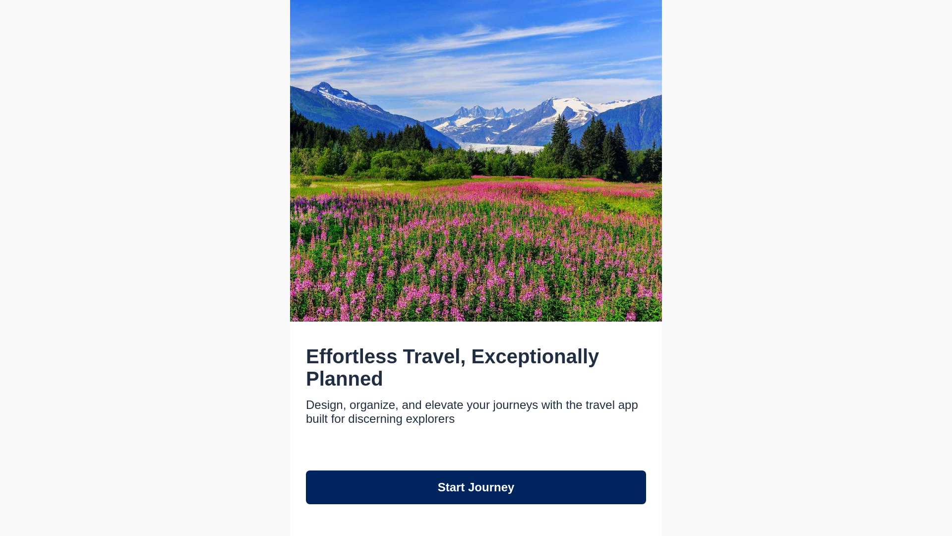 website screenshot of https://avenuetwotravelcloud.com/
