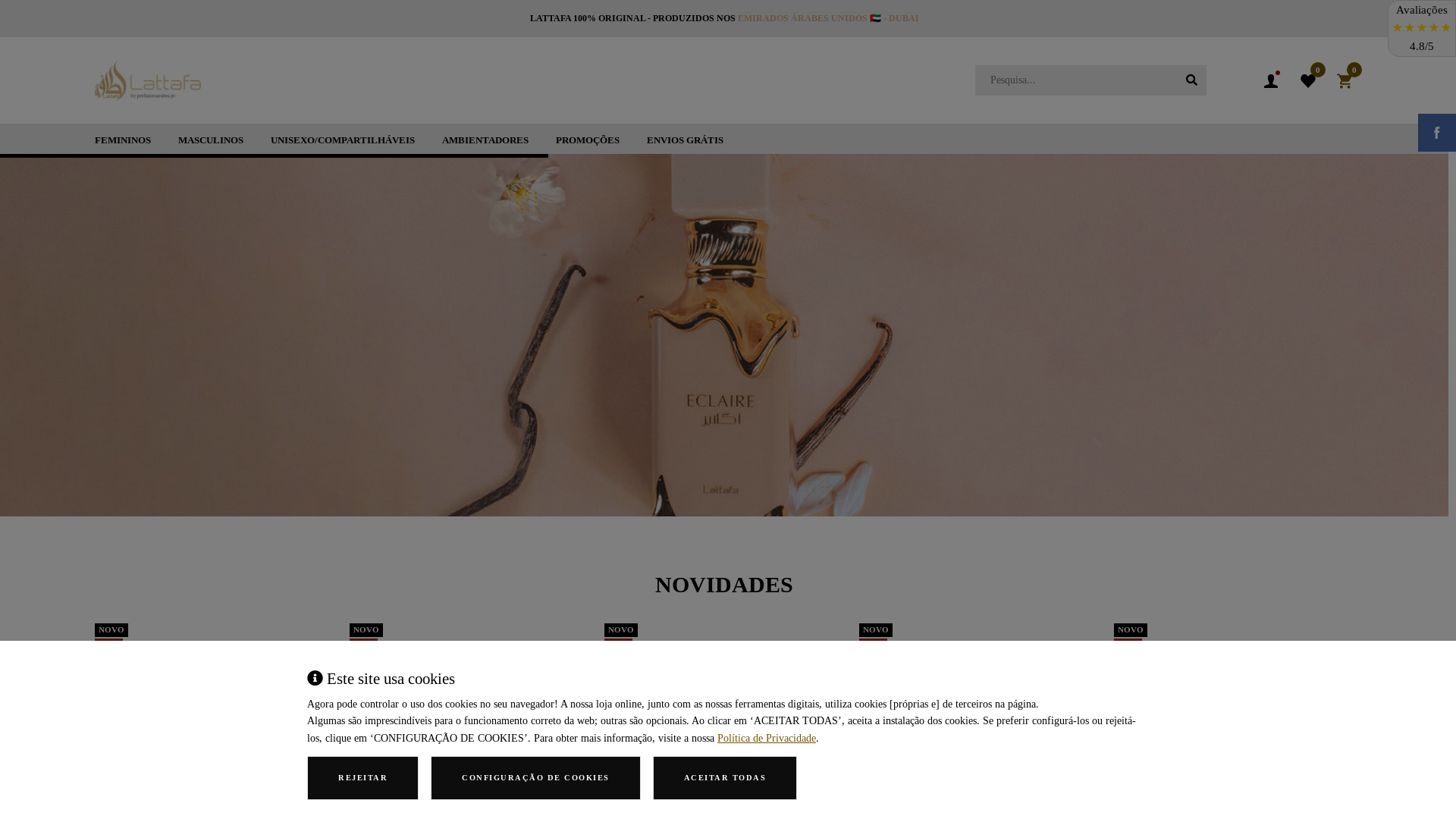 website screenshot of https://latafa.pt/