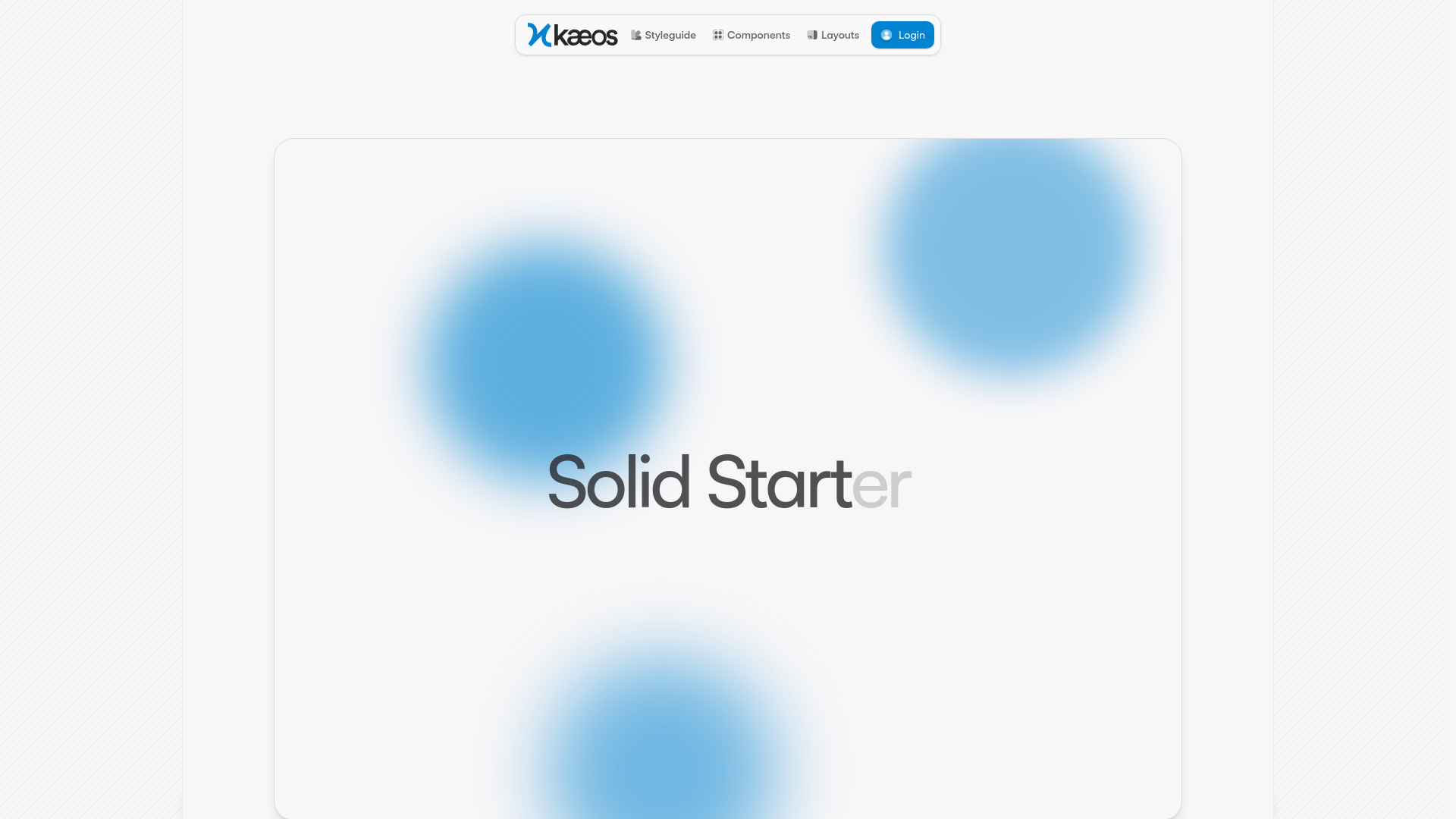 website screenshot of https://solid-starter.pages.dev/